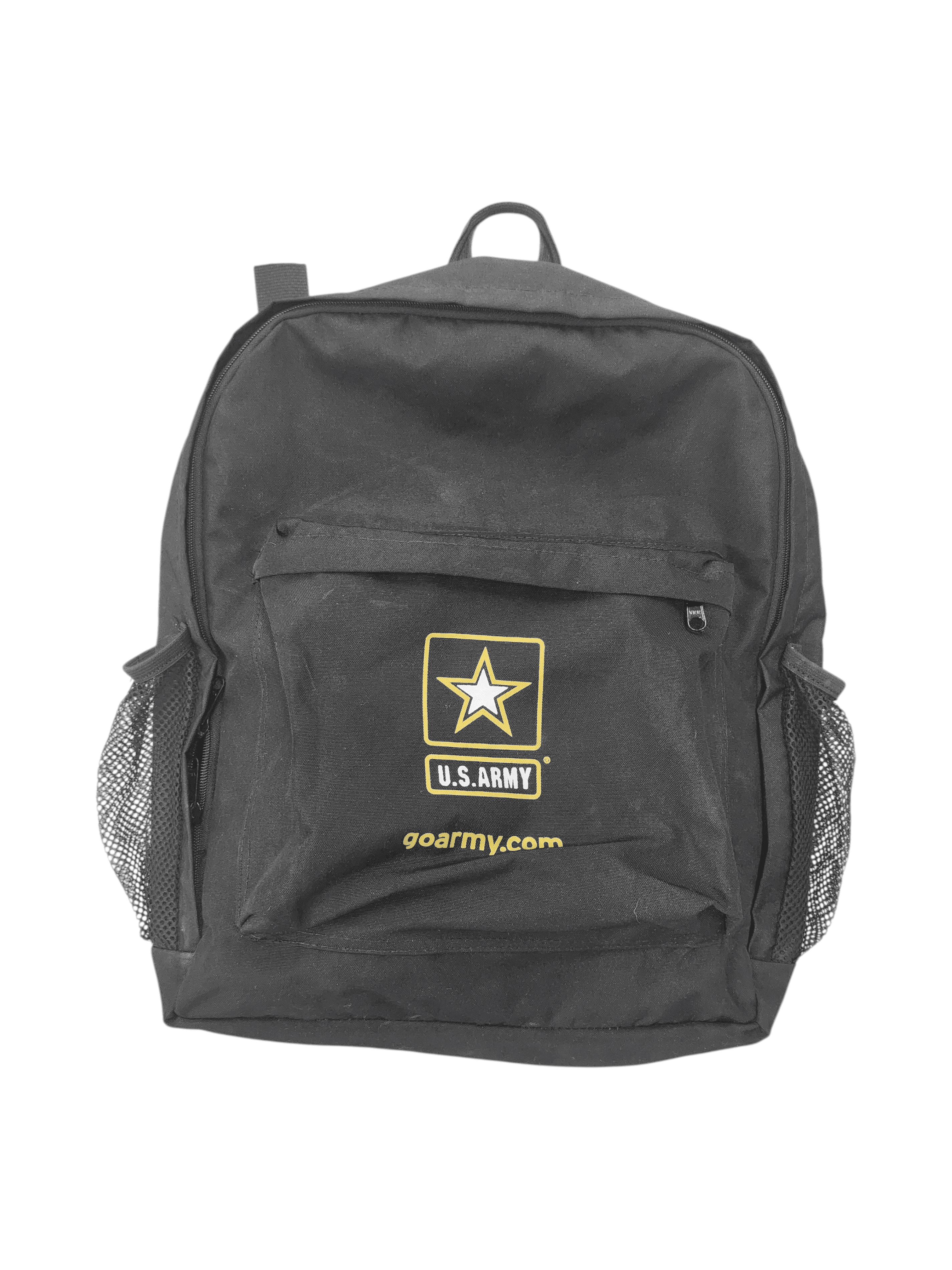 U.S. Army Black Backpack with Mesh Pockets - Thumbnail 2