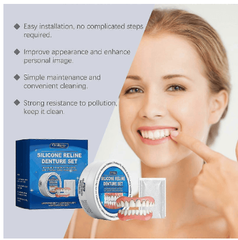 2 Oralhoe Silicone Reline Denture Set Easy to Use 2 Kits (P14K) - Thumbnail 6