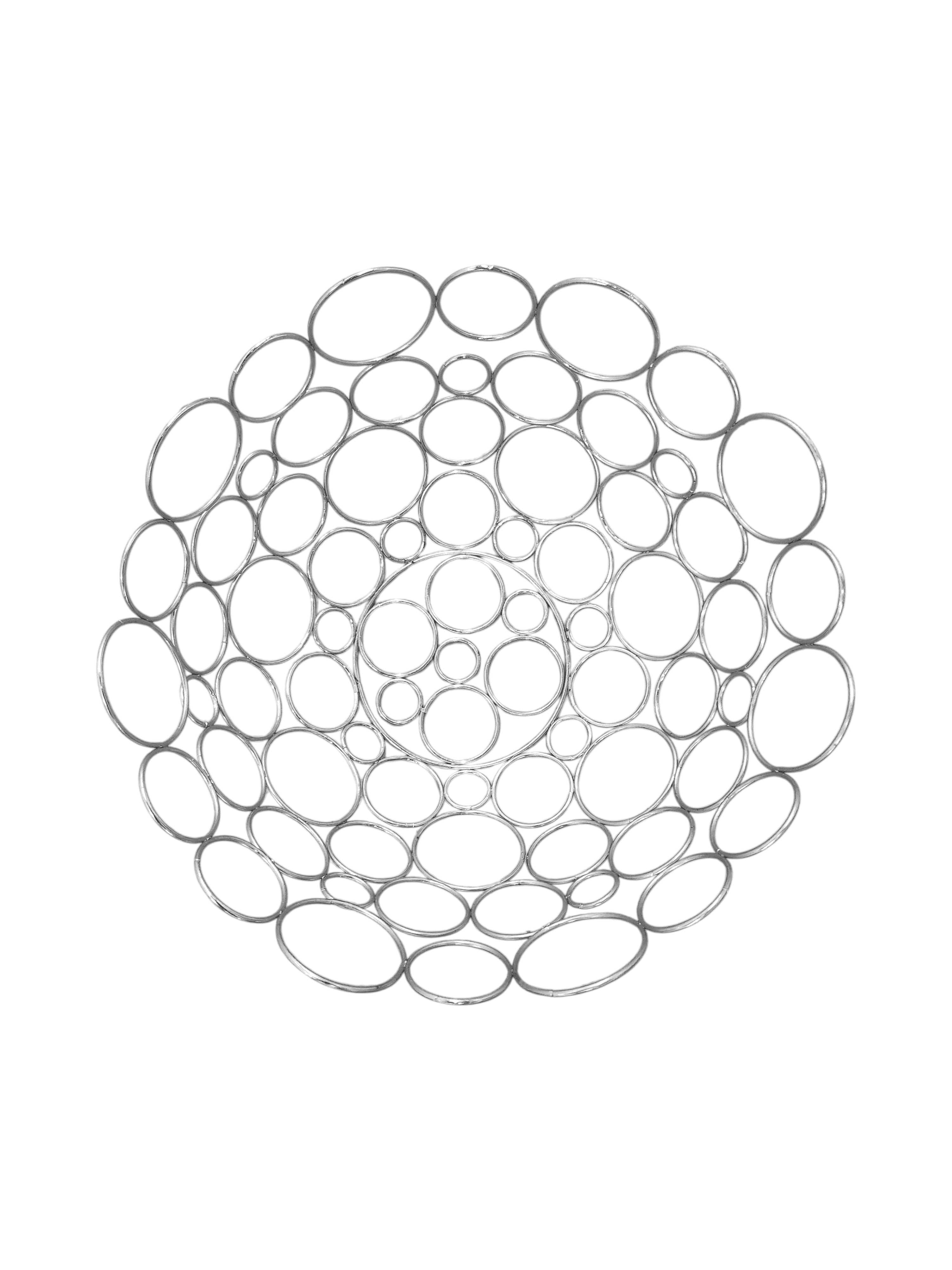 Wire Metal Fruit Bowl Circular Design