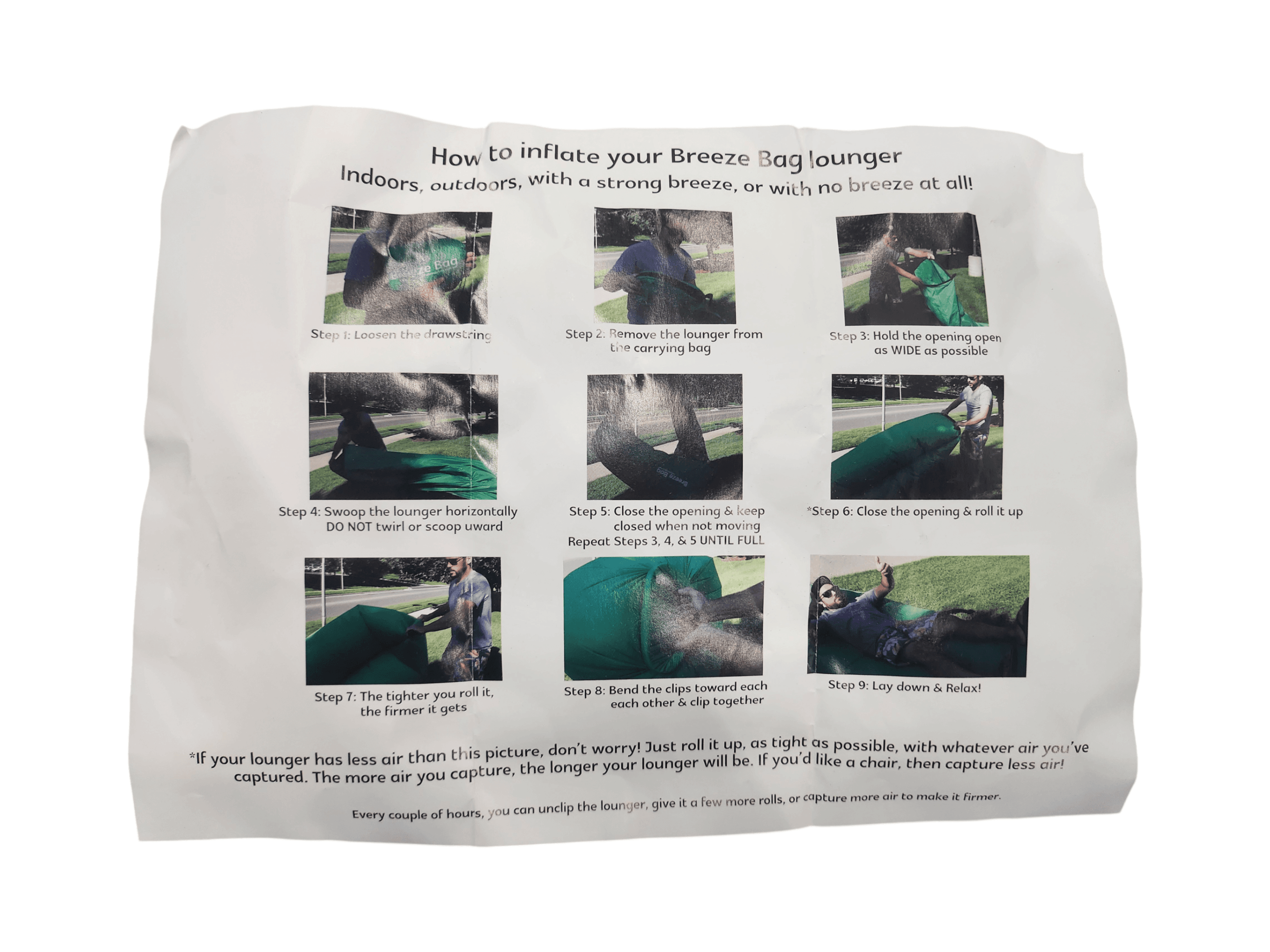 Breeze Bag Inflatable Lounger - Thumbnail 2