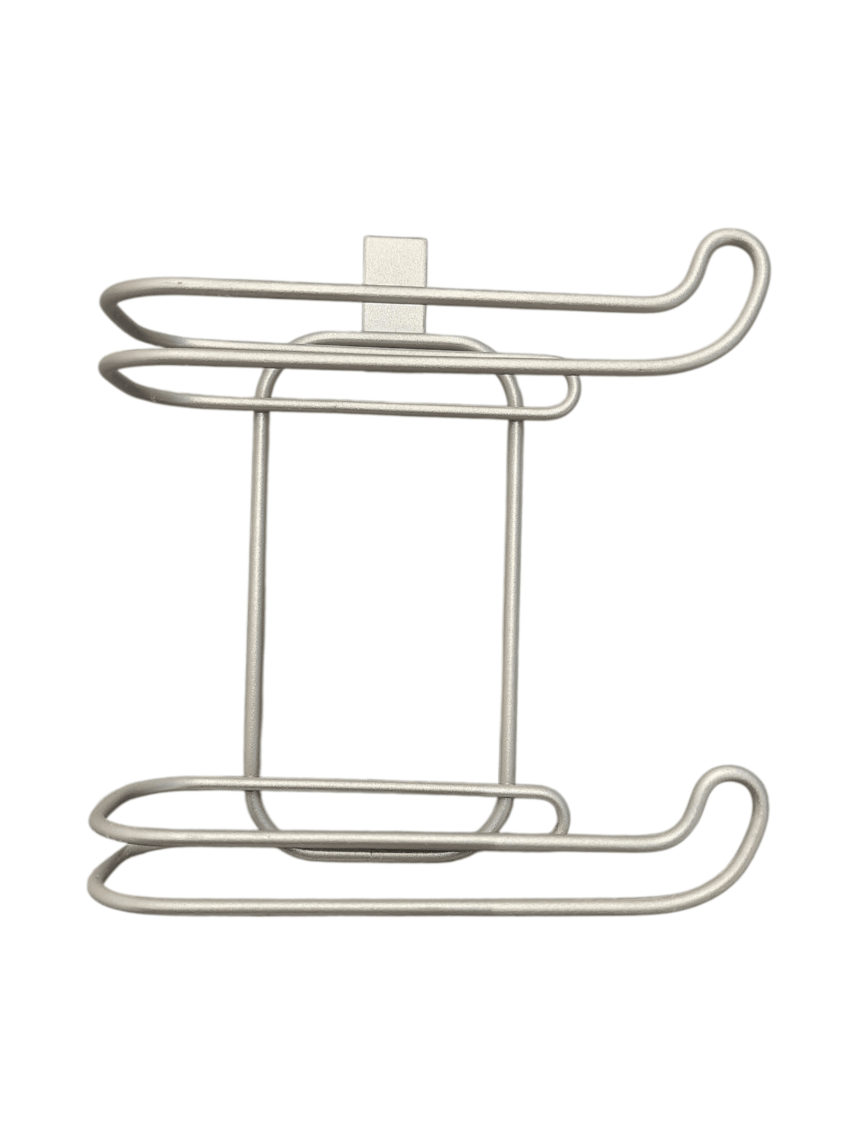 Metal Side Mount Double Toilet Paper Holder - Thumbnail 2