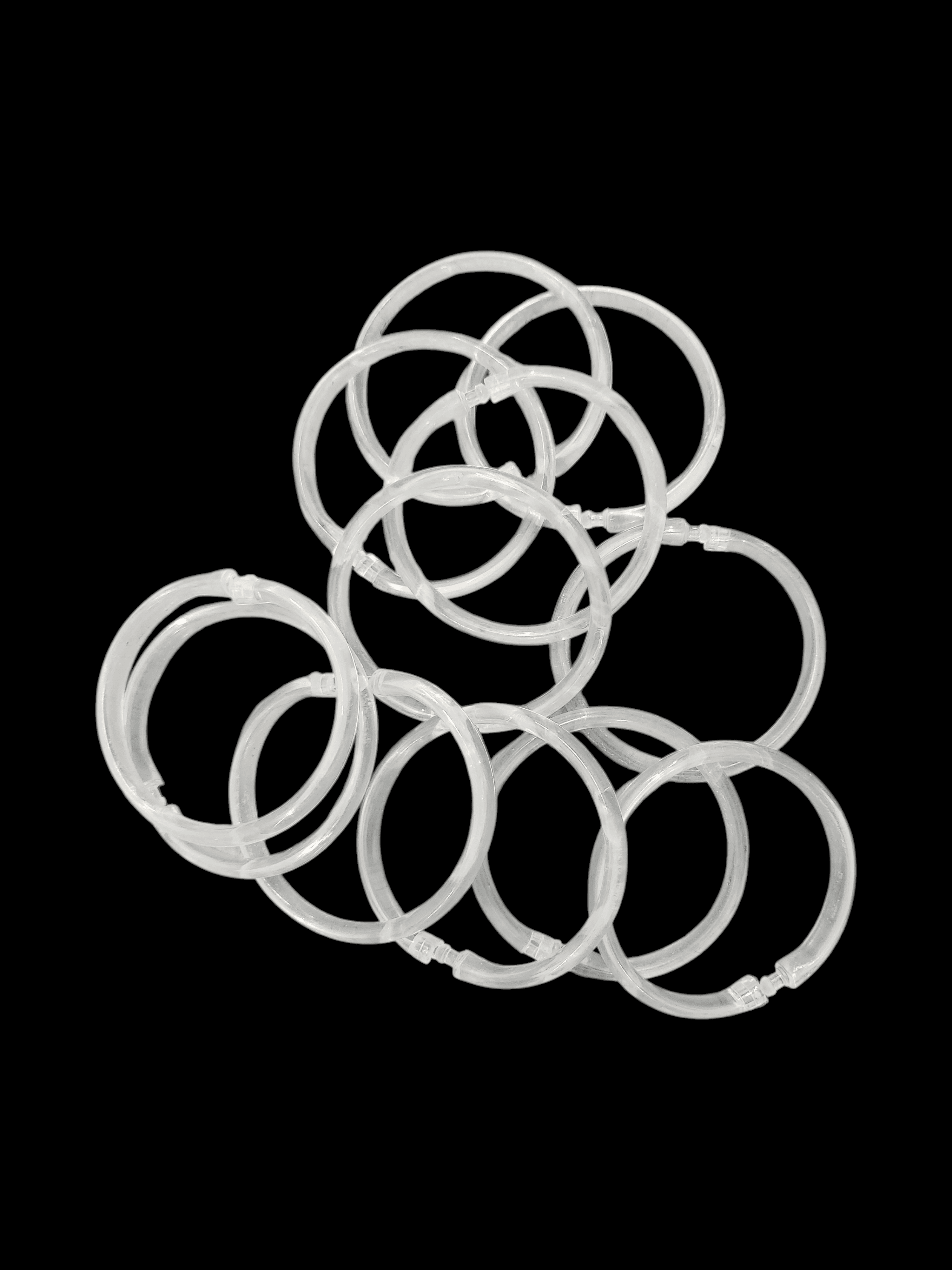 PEVA Light Weight Shower Liner Clear - Room Essentials™ w/complimentary shower curtain rings - Thumbnail 11