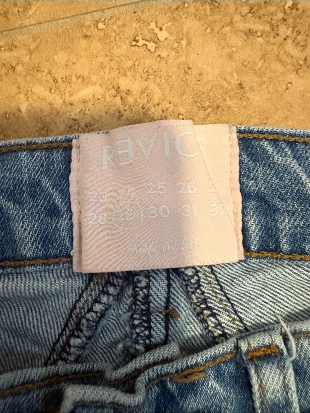 Revive Star Butt Light Blue Denim Flare Jeans - Thumbnail 3