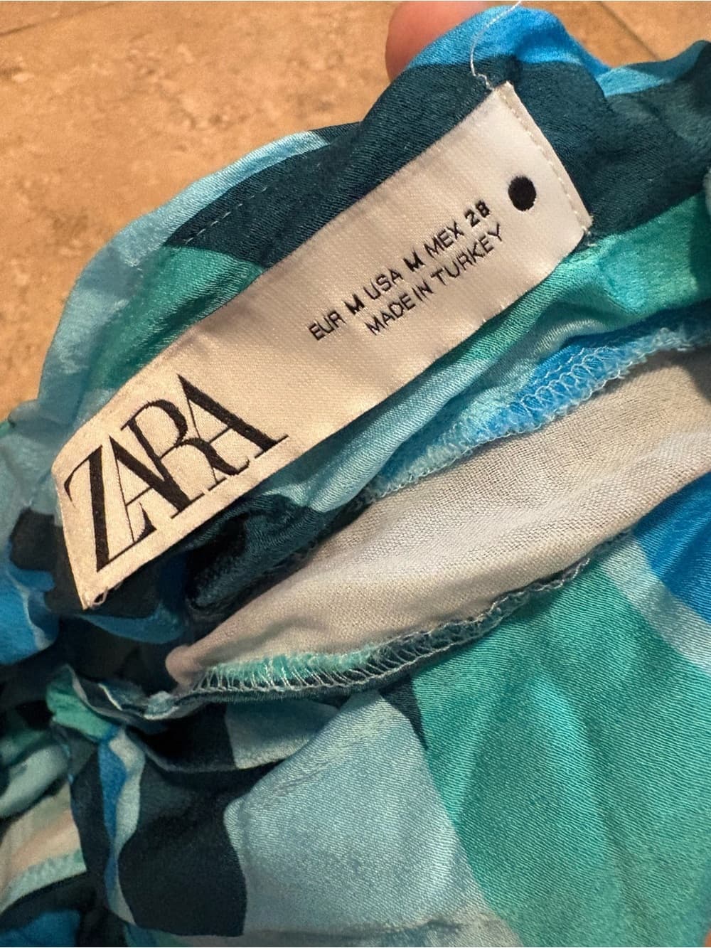 Zara Abstract Print Slip Dress - Thumbnail 2