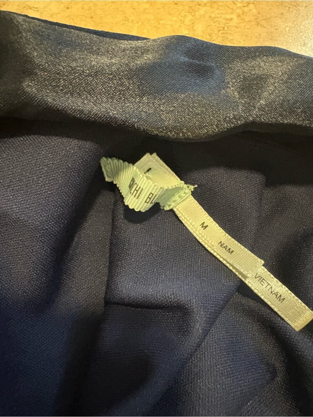 Kimchi Blue Satin Slip Dress - Navy Blue - Thumbnail 2