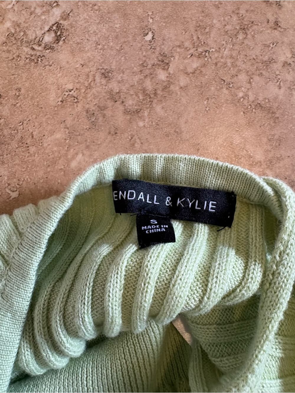Pacsun Light Green Ribbed Halter Tank Top - Thumbnail 2
