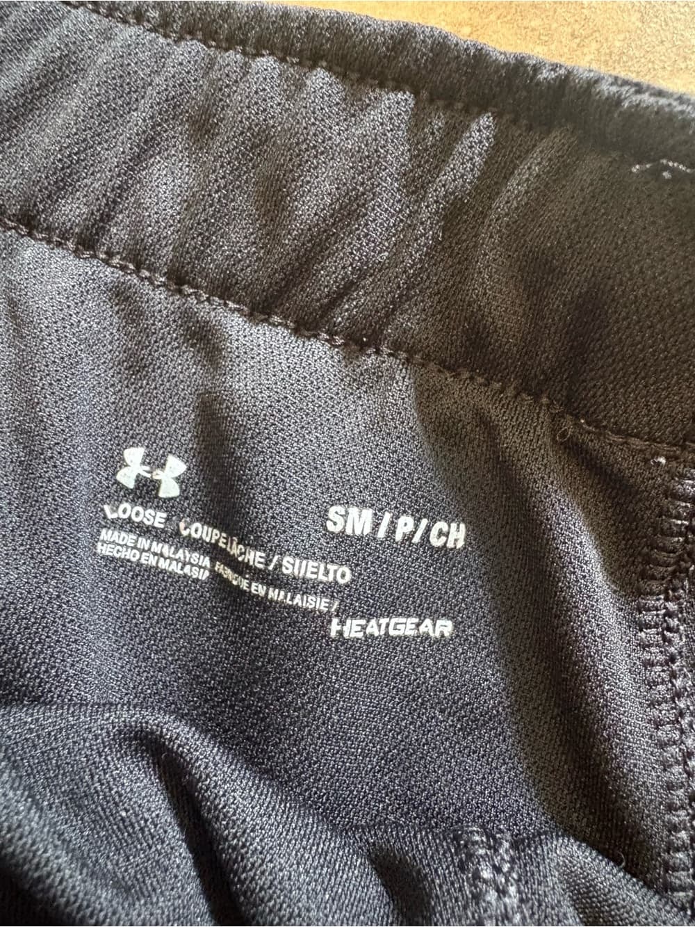 Under Armour Black Women’s Athletic Shorts with Branded Waistband - Thumbnail 2
