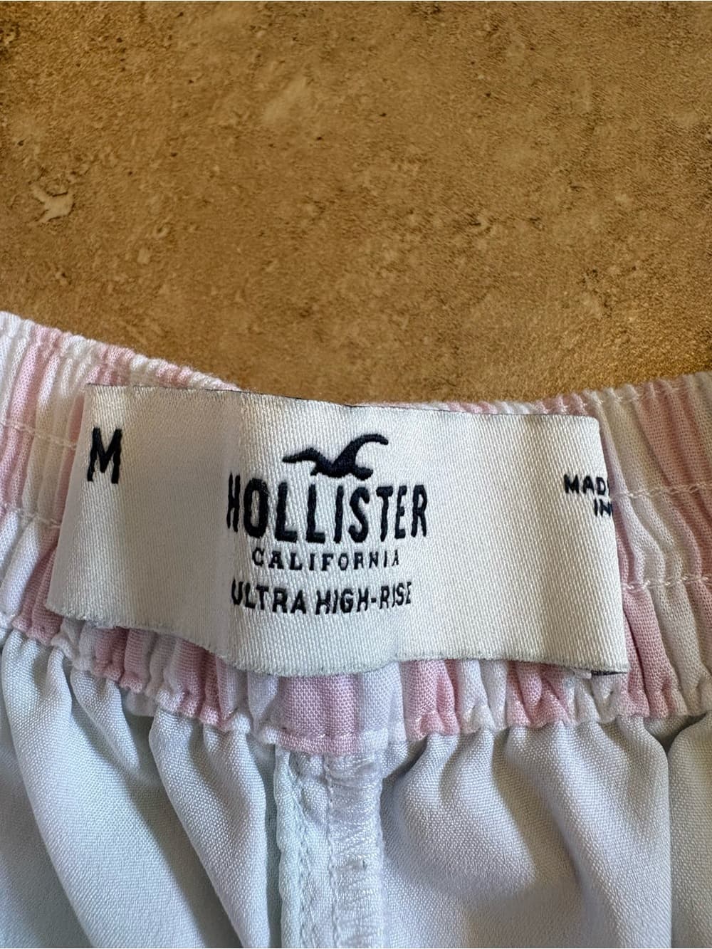 Hollister Pastel Stripe Two-Tone Shorts (Mint & Light Blue) - Thumbnail 2