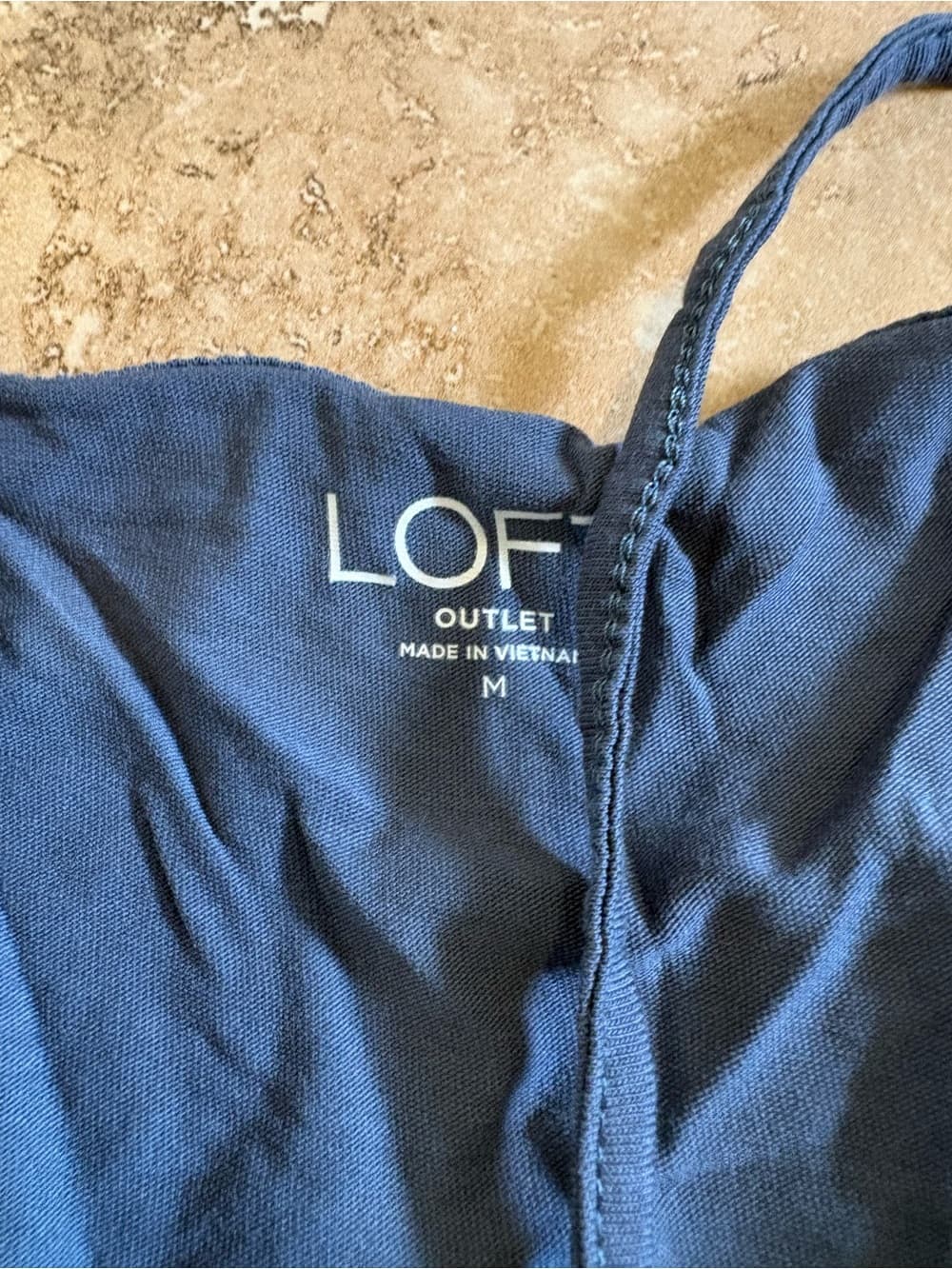 LOFT Blue Eyelet Camisole - Thumbnail 2