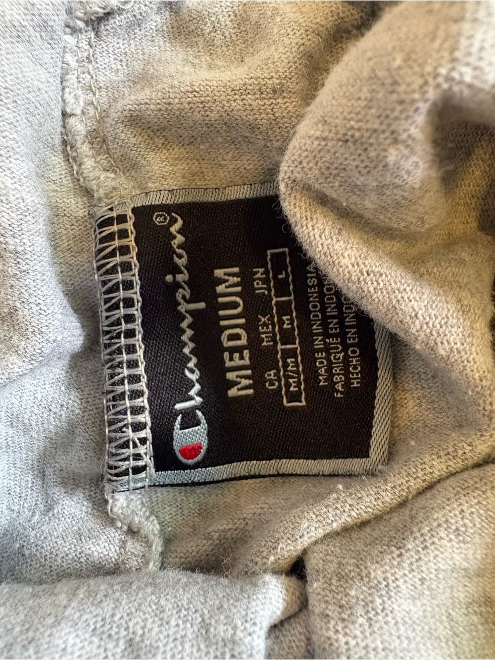 Champion Light Gray Athletic Shorts with Logo Waistband - Thumbnail 2