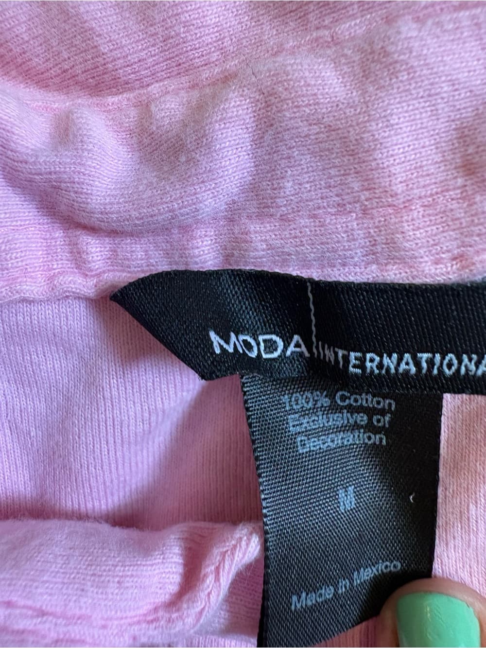 Light Pink Polo Top - Thumbnail 2