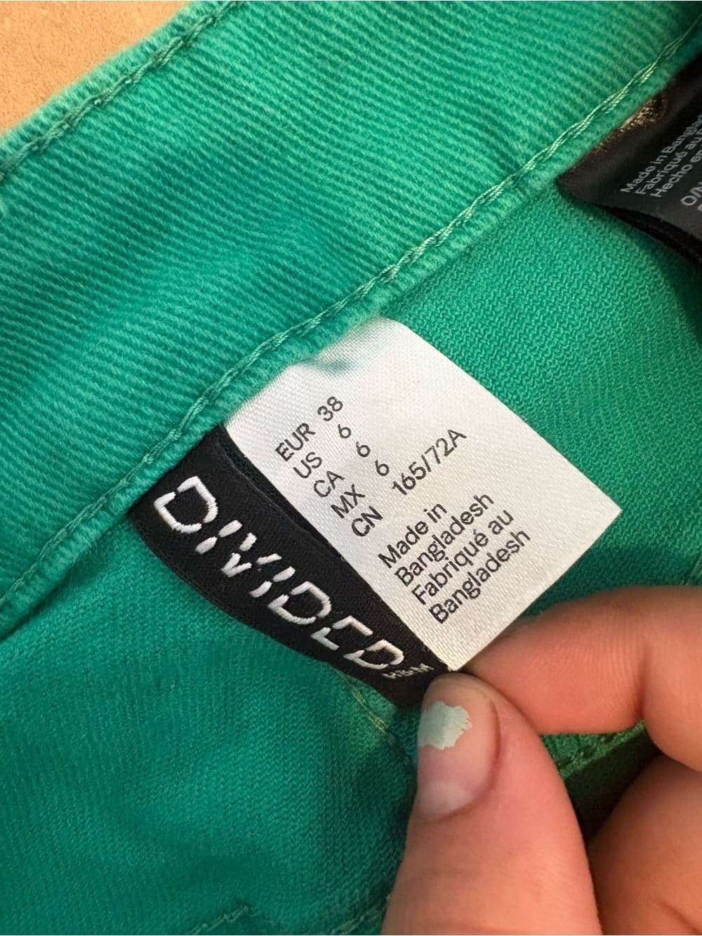 Green High-Waist Jeans - Thumbnail 2
