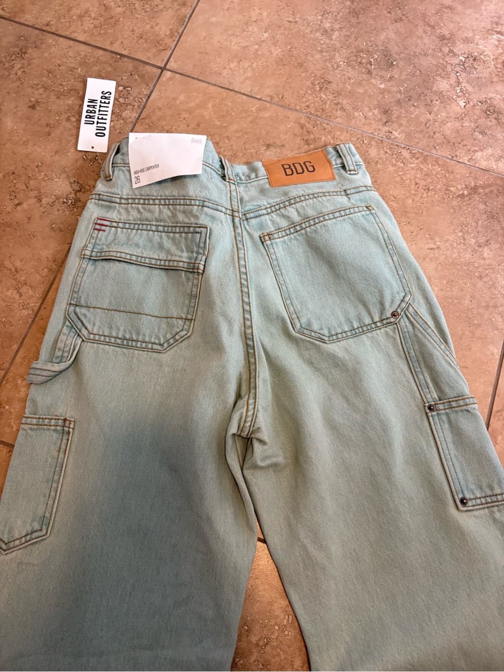 BDG NWT Light Mint Carpenter Jeans - Thumbnail 3