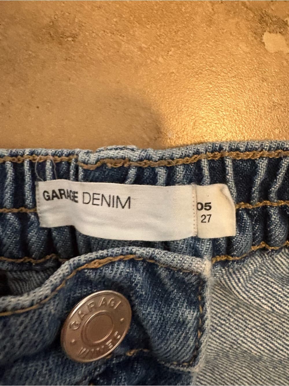 Wide-Leg Blue Denim Jeans - Thumbnail 2