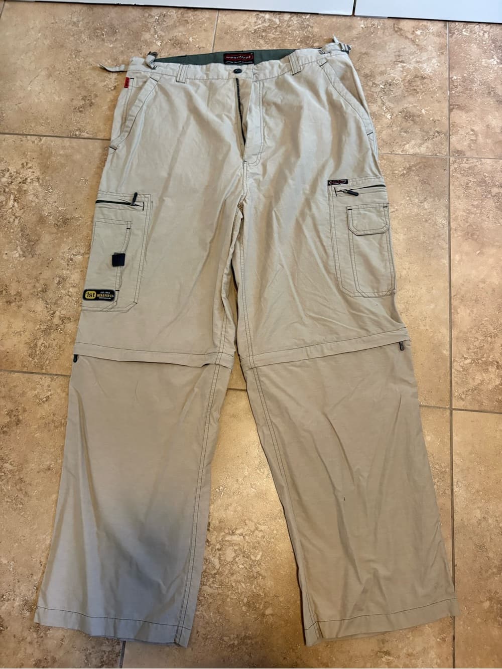 Wrangler Men’s Convertible Cargo Pants - Khaki