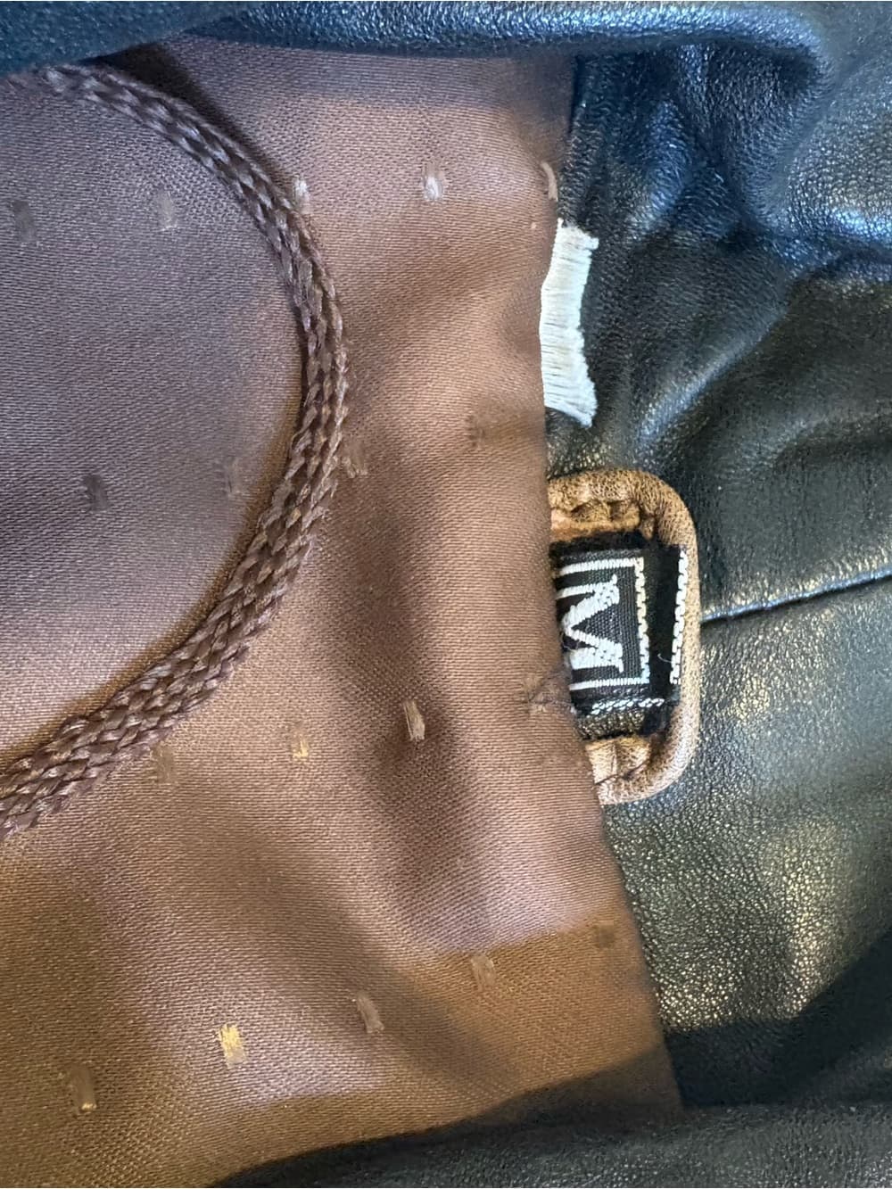 Brown Leather Jacket - Classic Bomber Style - Thumbnail 3