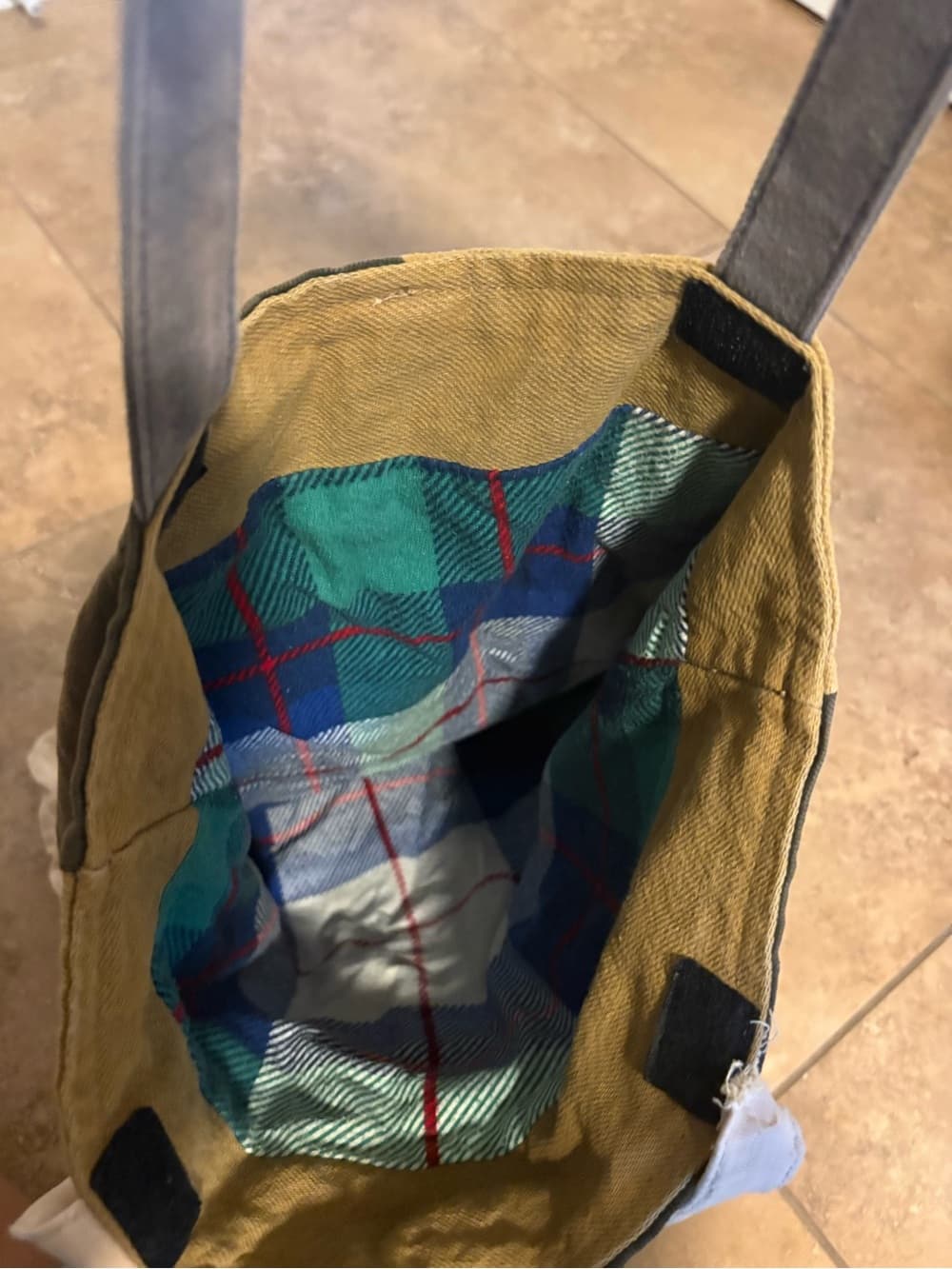 Carhartt Patchwork Canvas Tote Bag - Multi-Color - Thumbnail 2