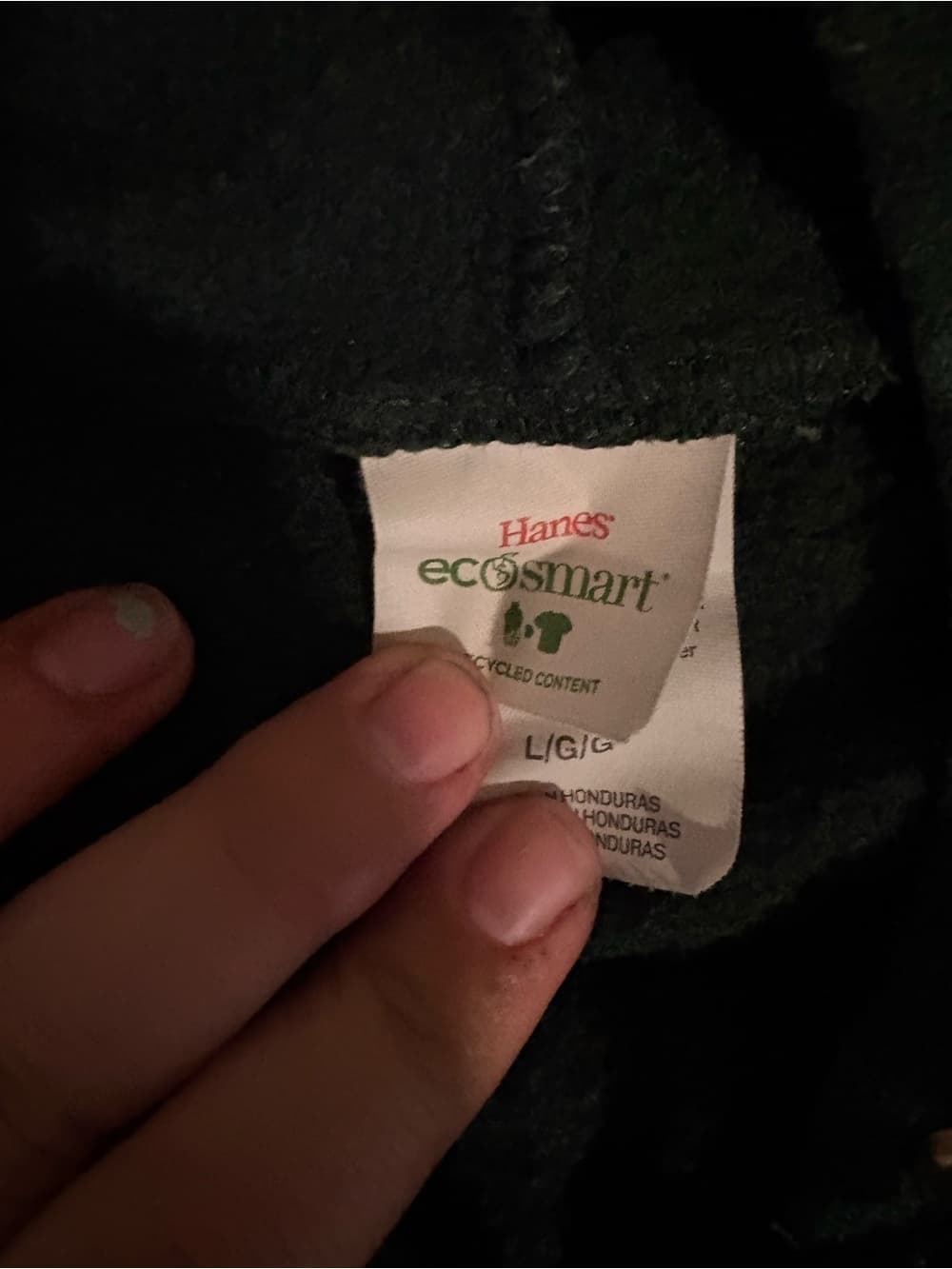 Dark Green Full-Zip Hoodie Sweatshirt - Thumbnail 2