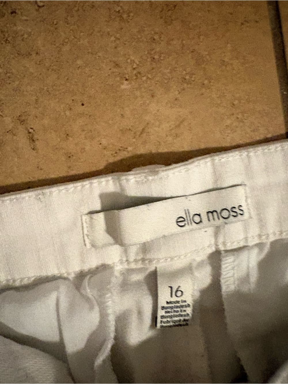 Ella Moss White Women's Chino Pants - Thumbnail 2