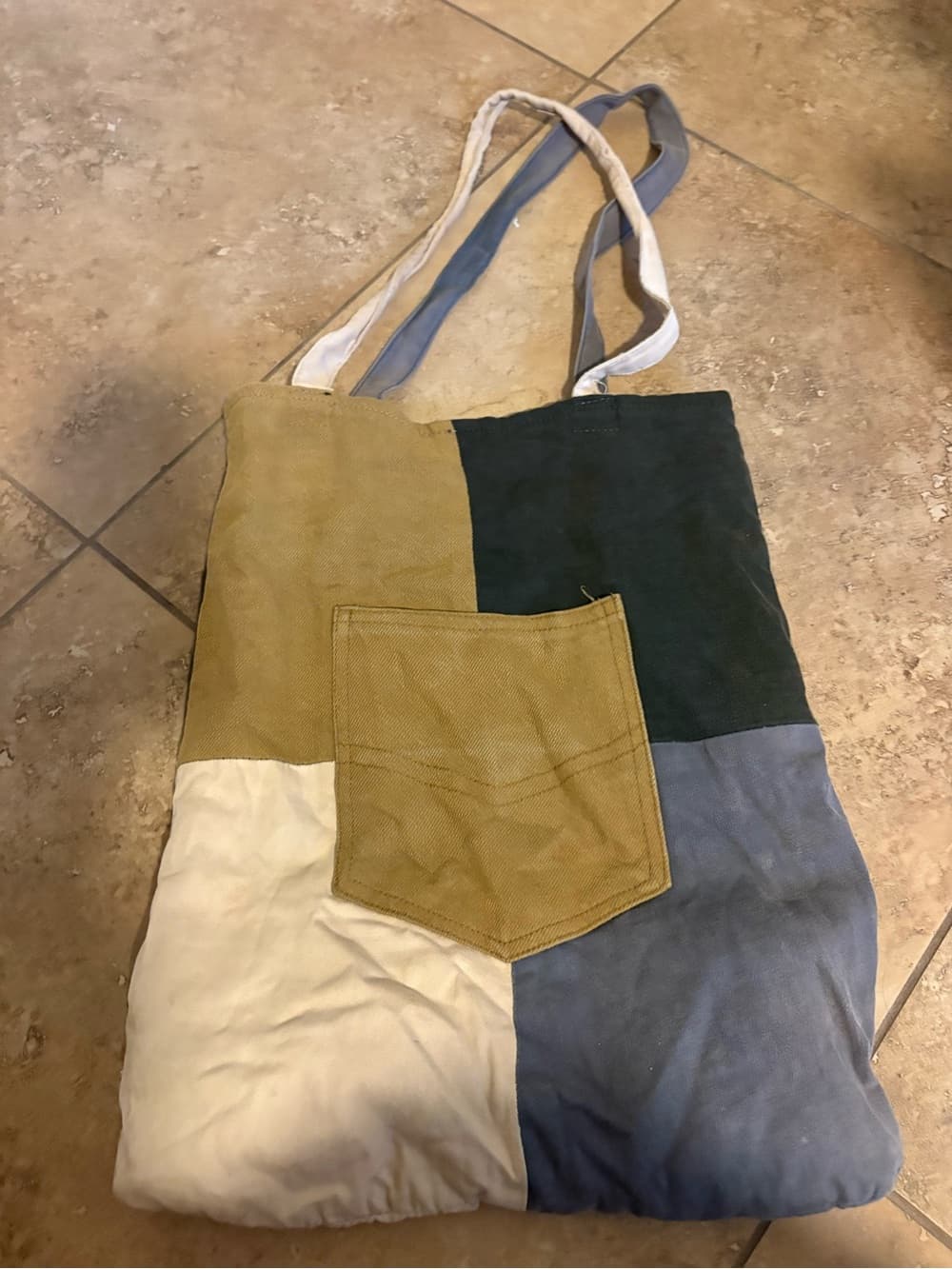 Carhartt Patchwork Canvas Tote Bag - Multi-Color - Thumbnail 3