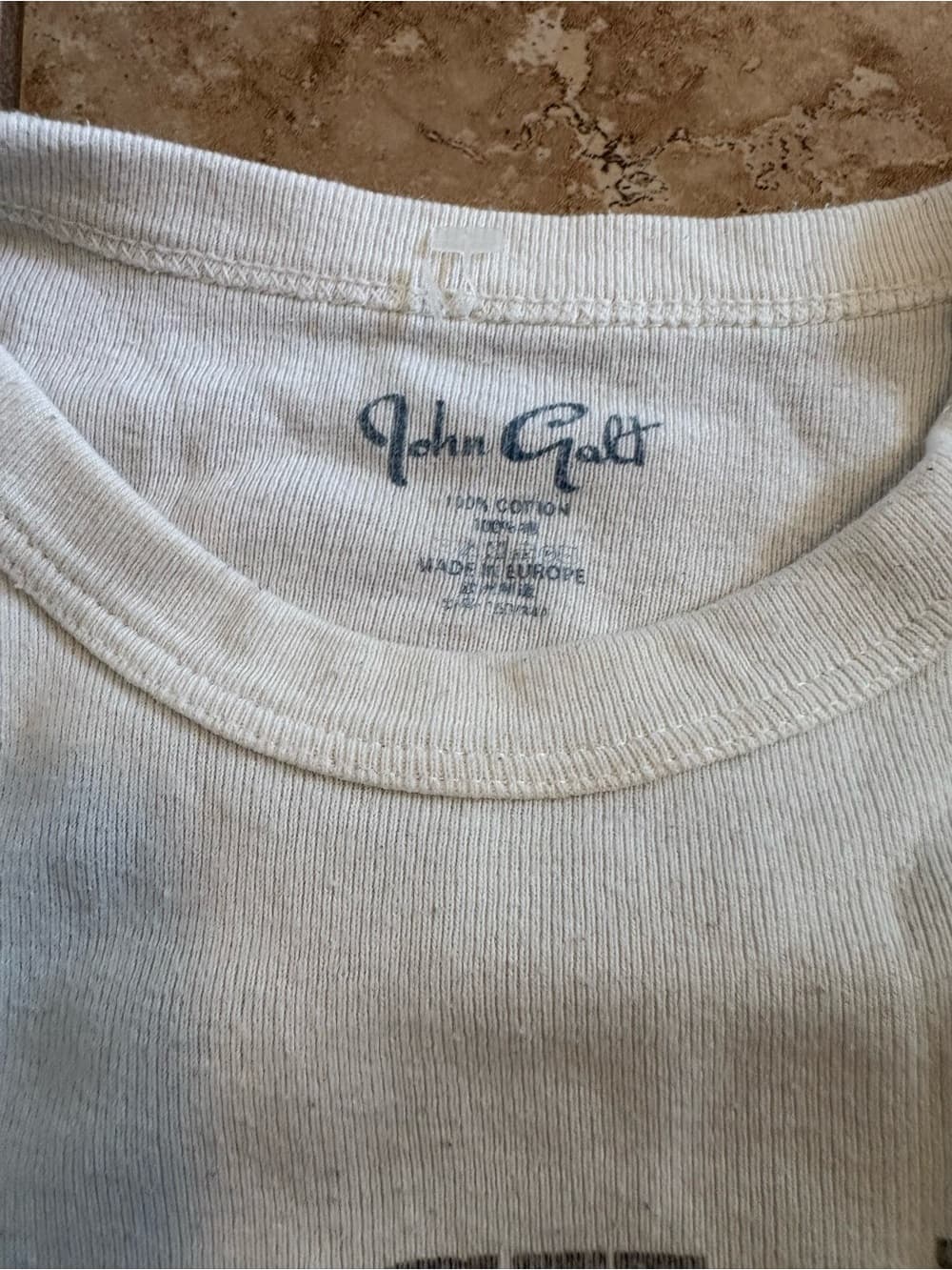 Brandy Melville White Crewneck Graphic Tee - Thumbnail 2