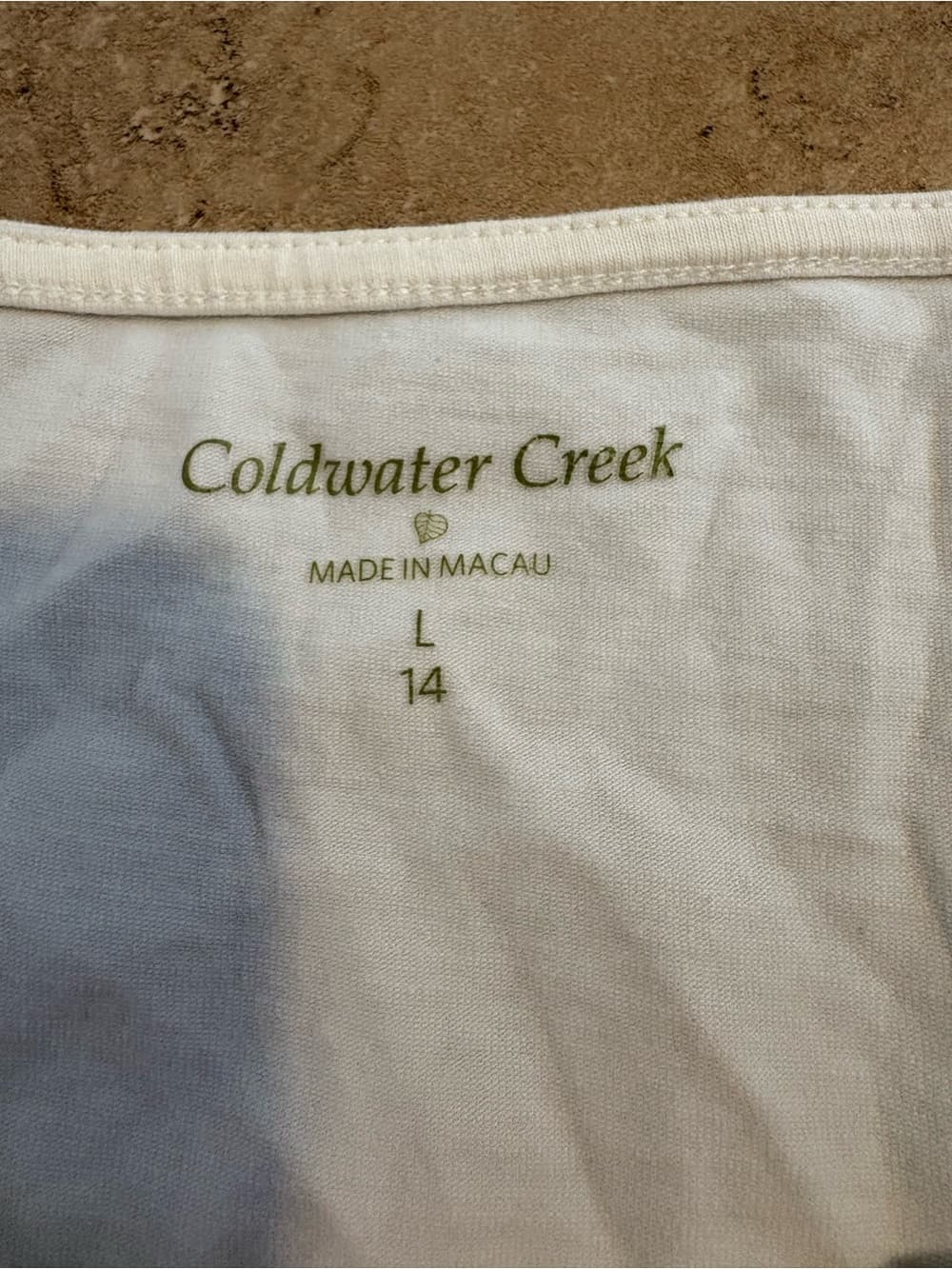 Coldwater Creek White Lace-Hem Tank Top - Thumbnail 2