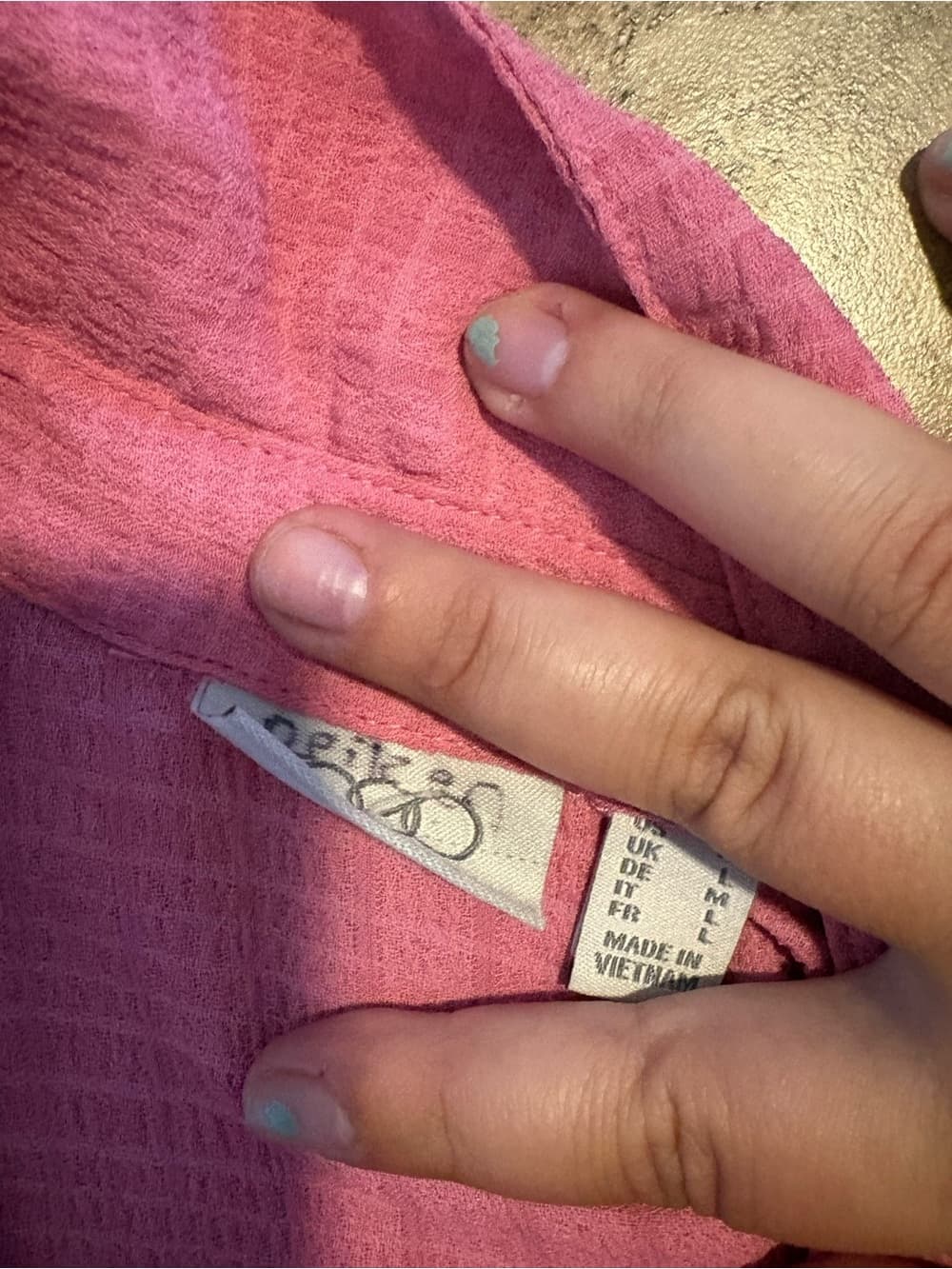 LOGO by Lori Goldstein Pink Button-Down Shirt - Thumbnail 2