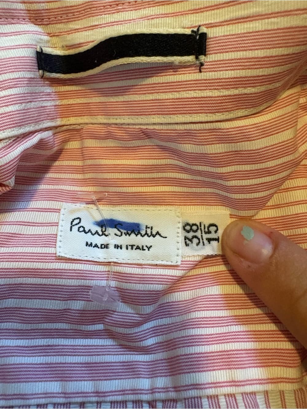 Paul Smith Pink and White Striped Long Sleeve Shirt - Thumbnail 2