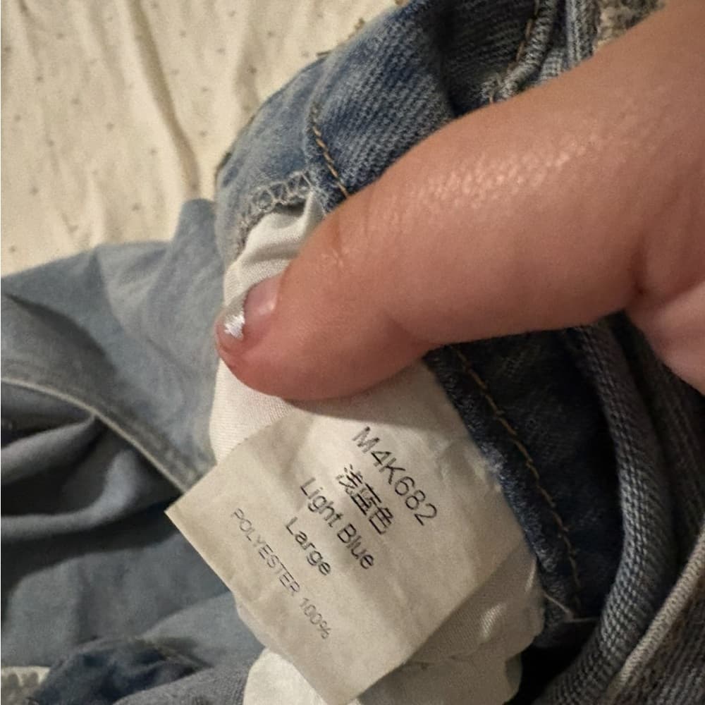 Blue Denim Overalls - Thumbnail 2