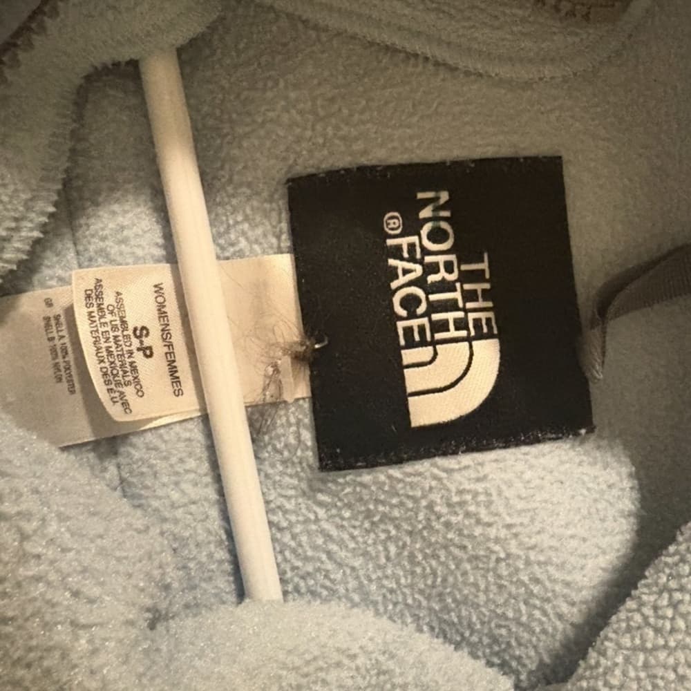 The North Face Sky Blue Fleece Jacket - Thumbnail 2