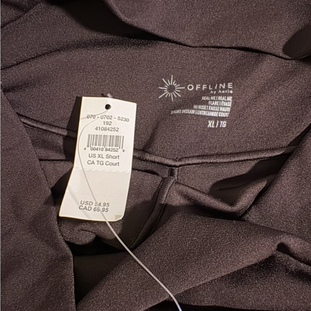 Aerie Brown Crossover Leggings - Thumbnail 2