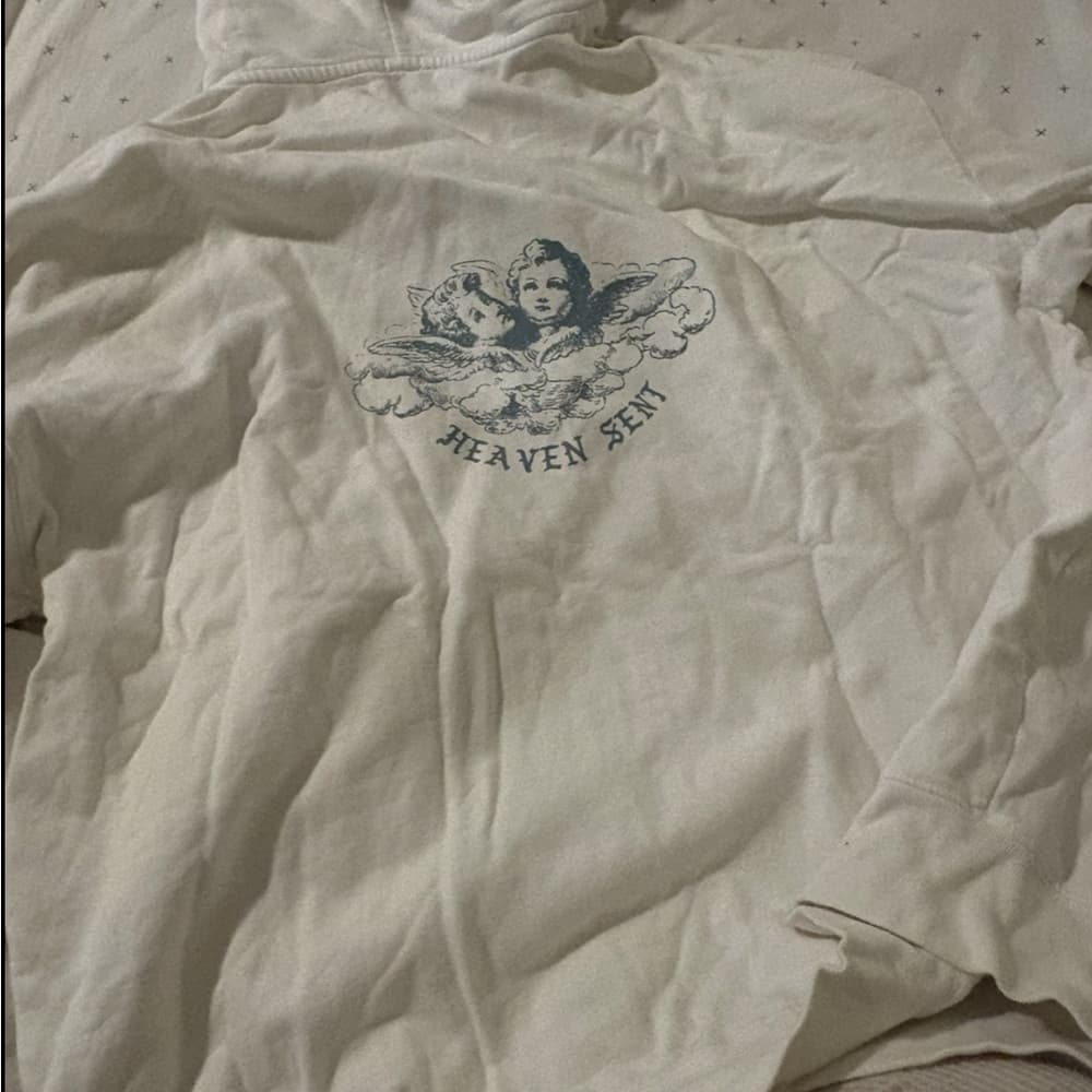 Brandy Melville heaven sent Zip-Up Hoodie - Thumbnail 2