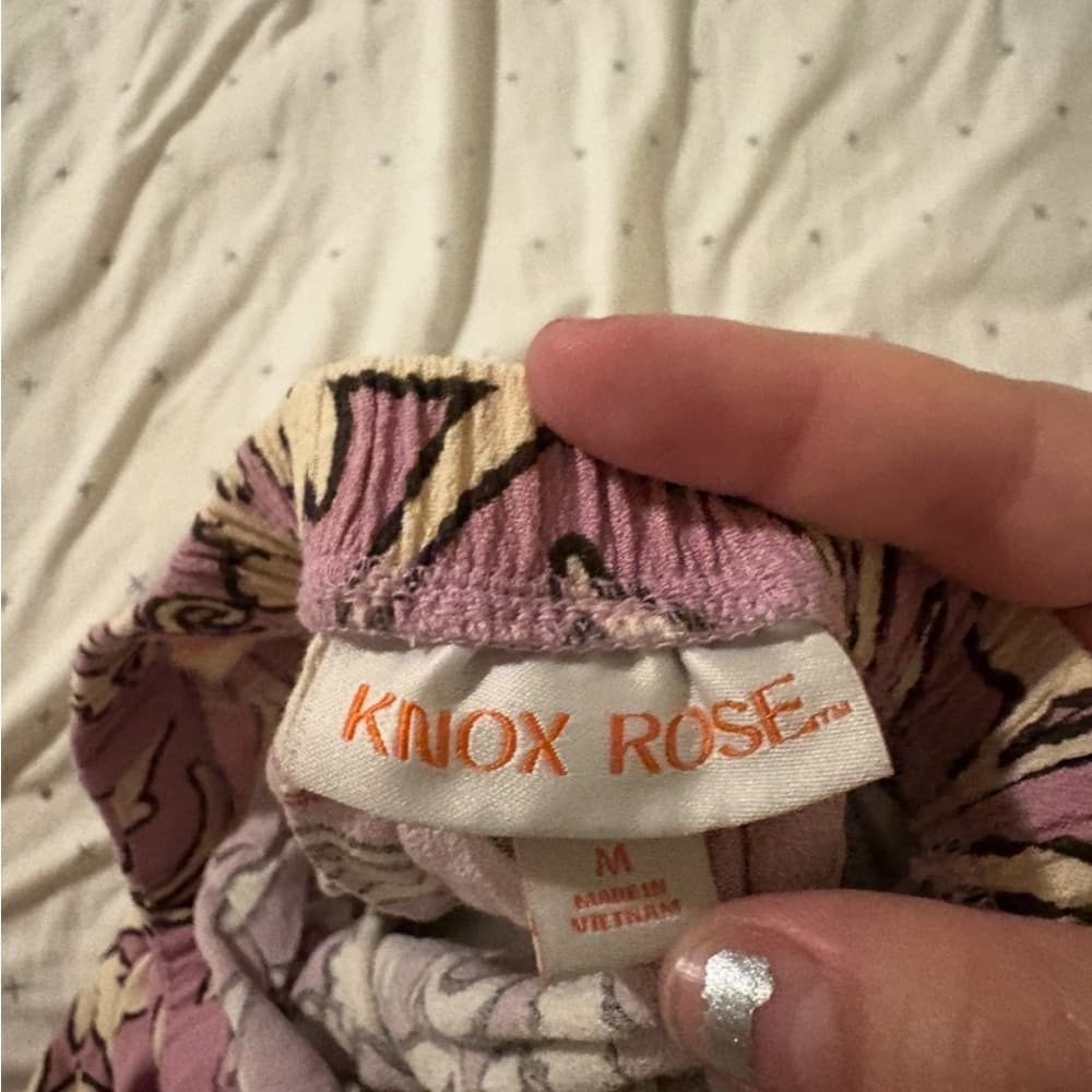 Knox Rose Purple Floral Midi Skirt - Thumbnail 2