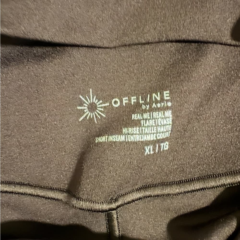 Aerie Brown Crossover Leggings - Thumbnail 3