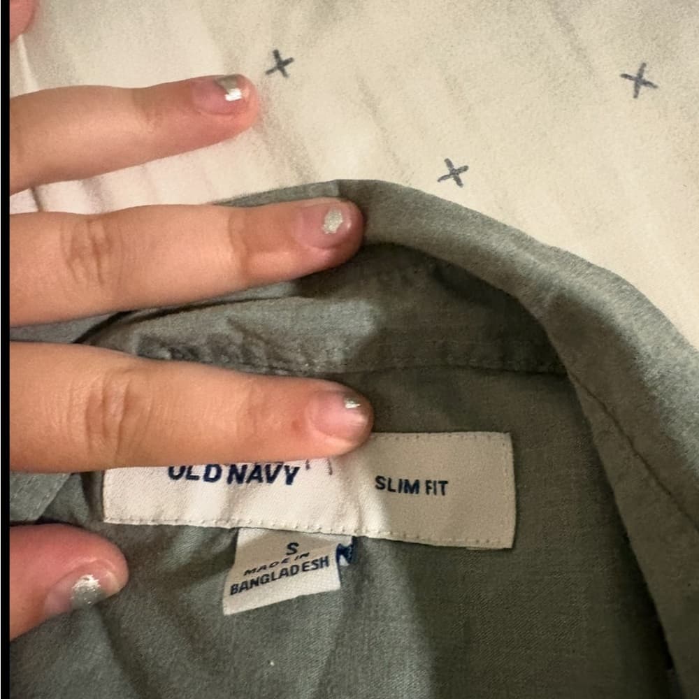 Green Button Up - Thumbnail 2