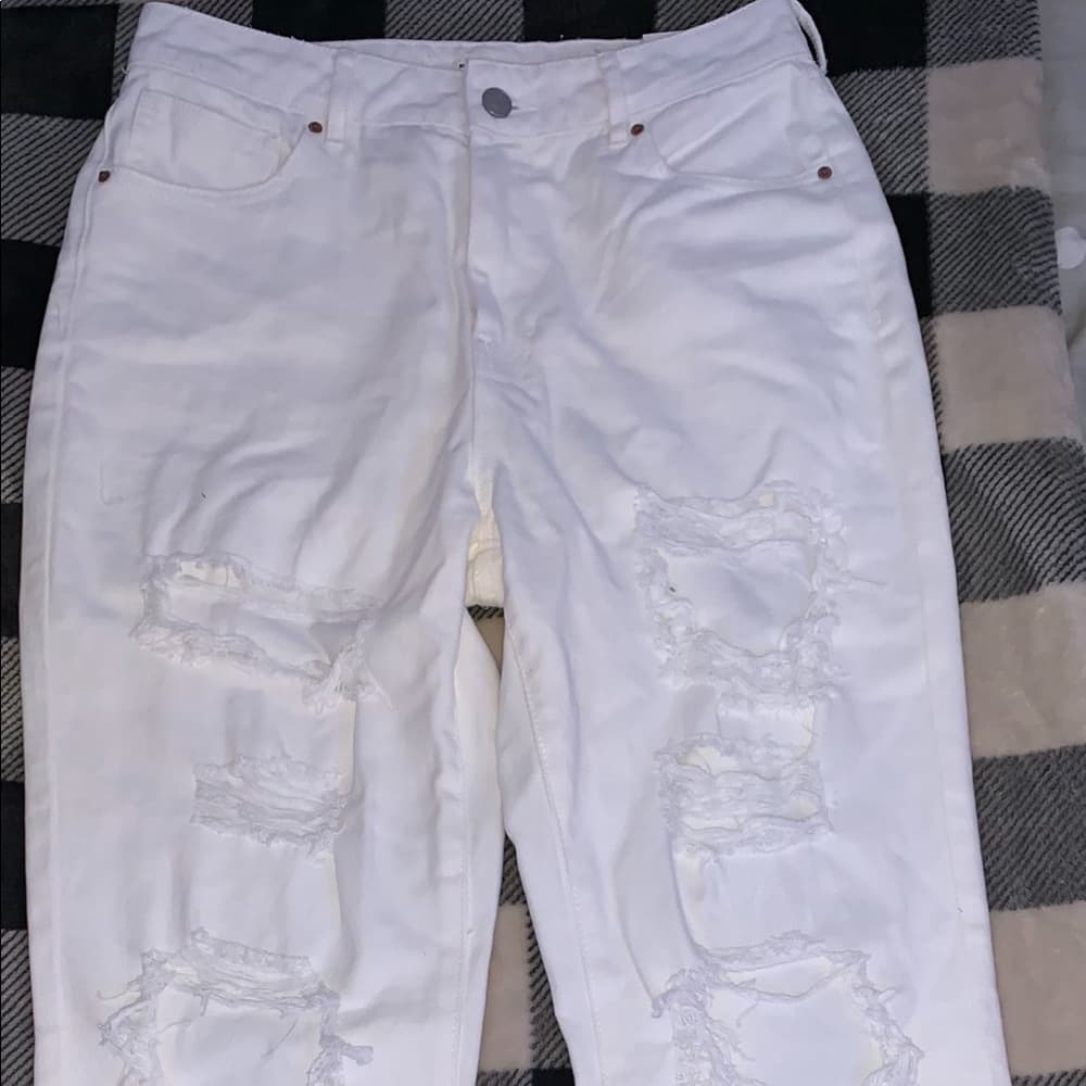 Brand New Pacsun White Mom Jeans - Thumbnail 3