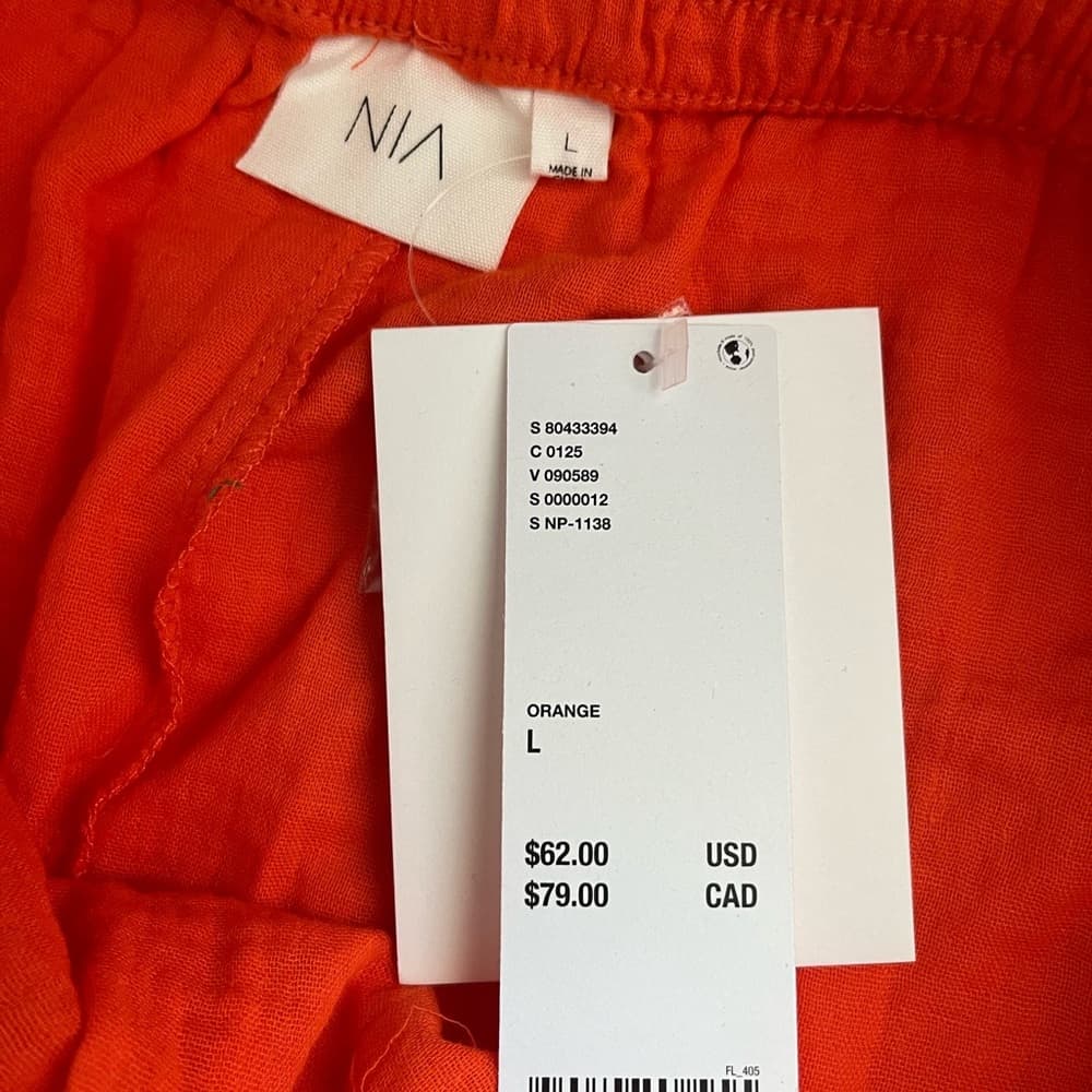Urban outfitters NEW WITH TAGS Orange Cargo Shorts - Thumbnail 2