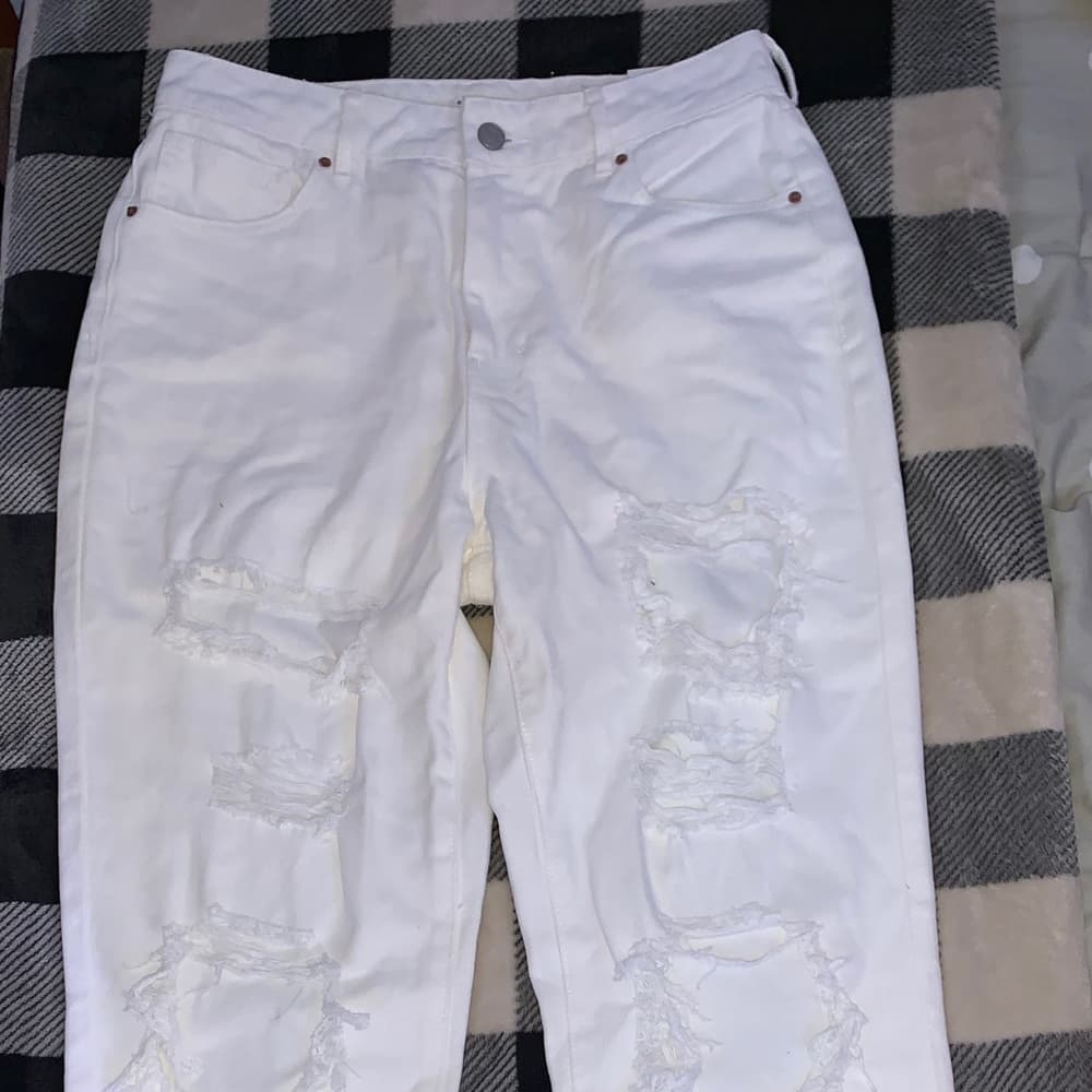 Brand New Pacsun White Mom Jeans - Thumbnail 8