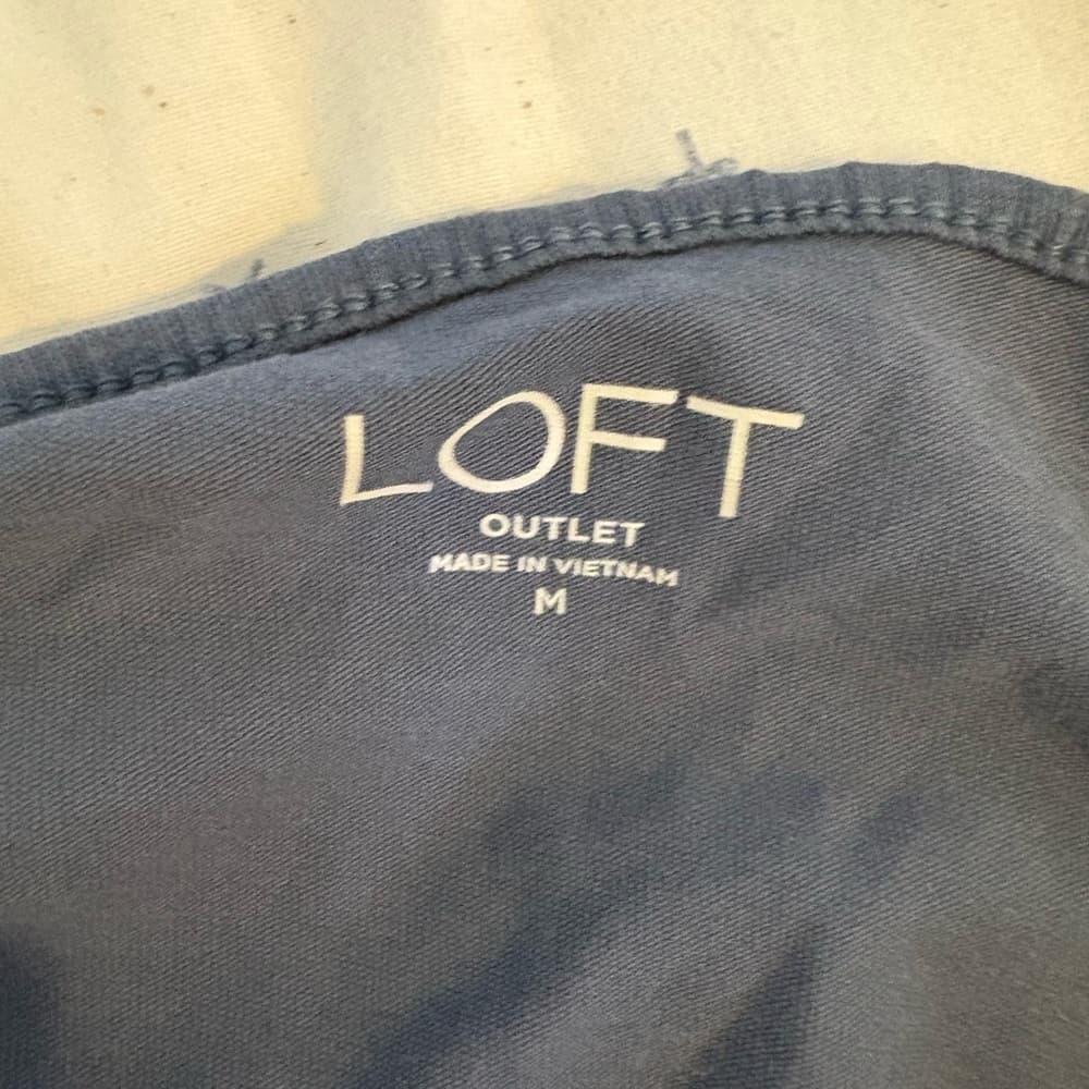 LOFT Blue Casual Top - Thumbnail 2