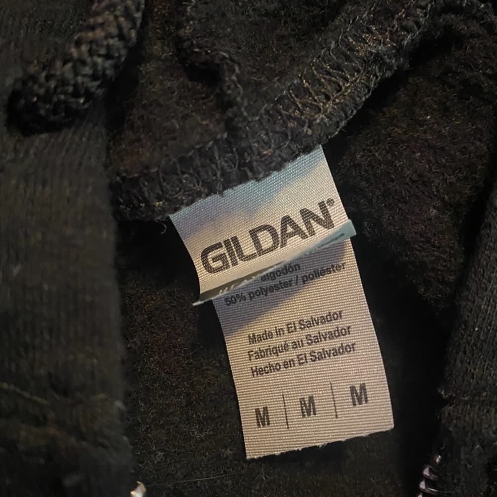 Gildan black zip up - Thumbnail 3