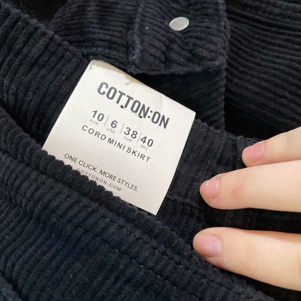 NWT Black denim skirt - Thumbnail 4