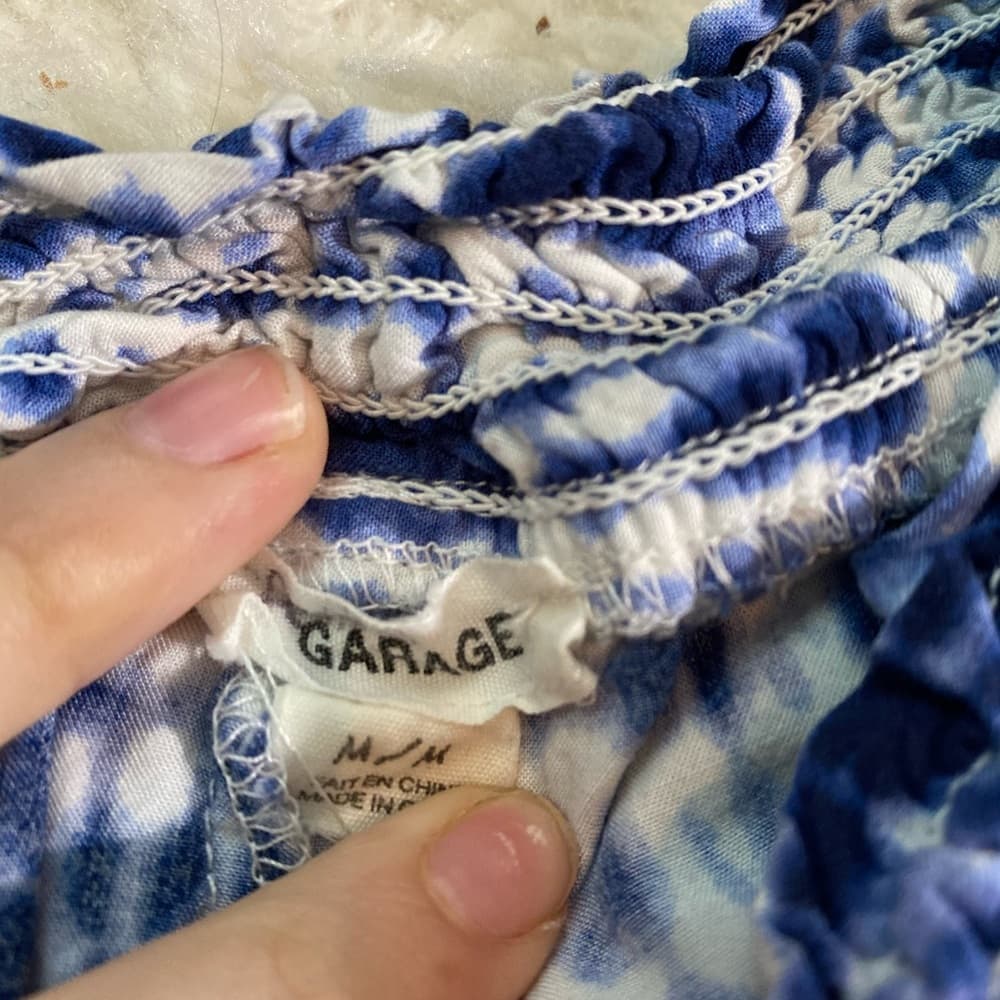 Blue tie dye shorts - Thumbnail 2