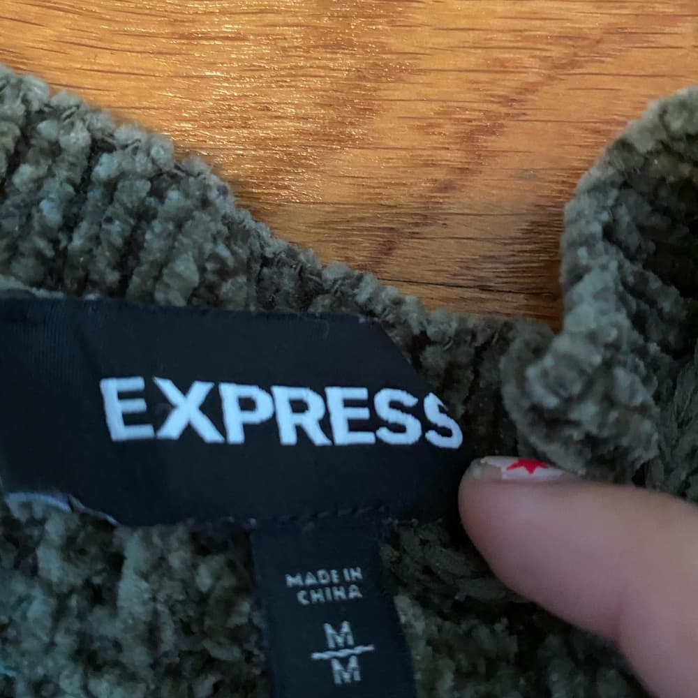 Olive sweater - Thumbnail 2