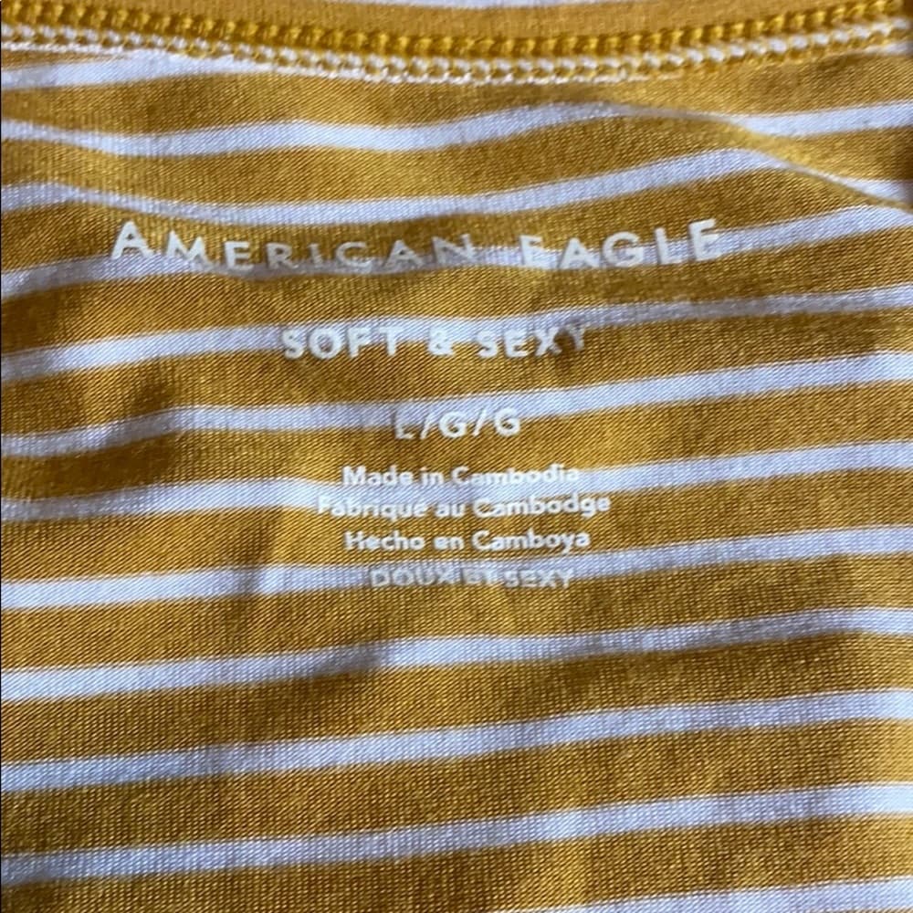 Yellow stripe tee - Thumbnail 2