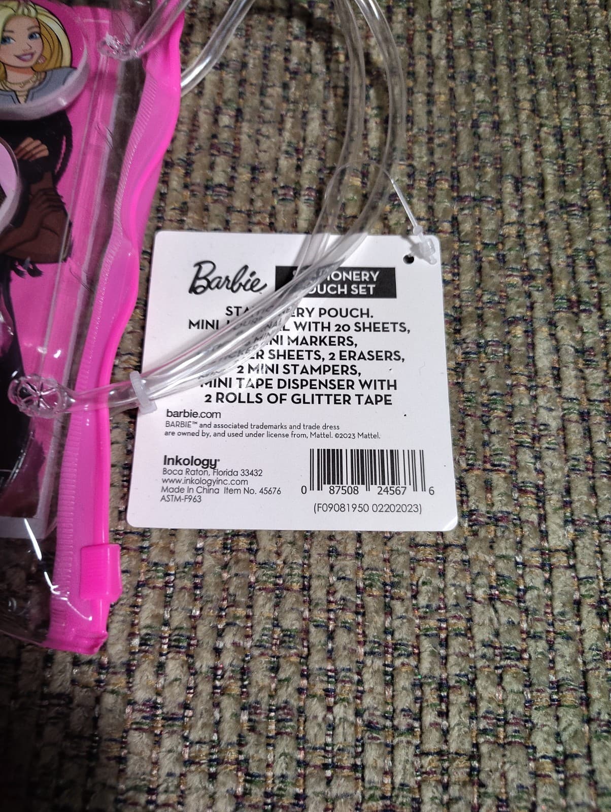 Barbie Stationery Pouch Set Brand New Excellent Condition VERY NICE#308 - Thumbnail 2