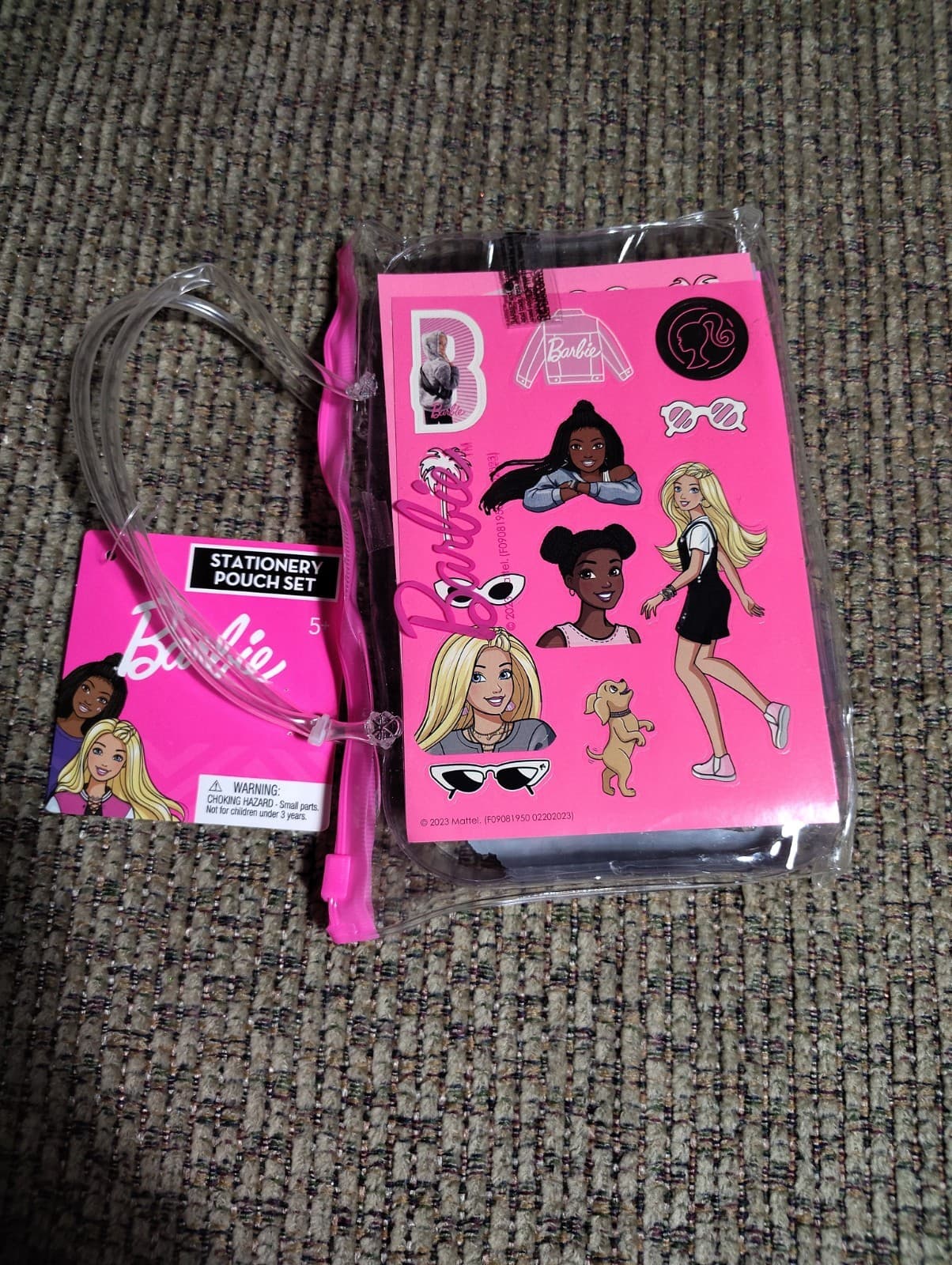 Barbie Stationery Pouch Set Brand New Excellent Condition VERY NICE#308 - Thumbnail 3