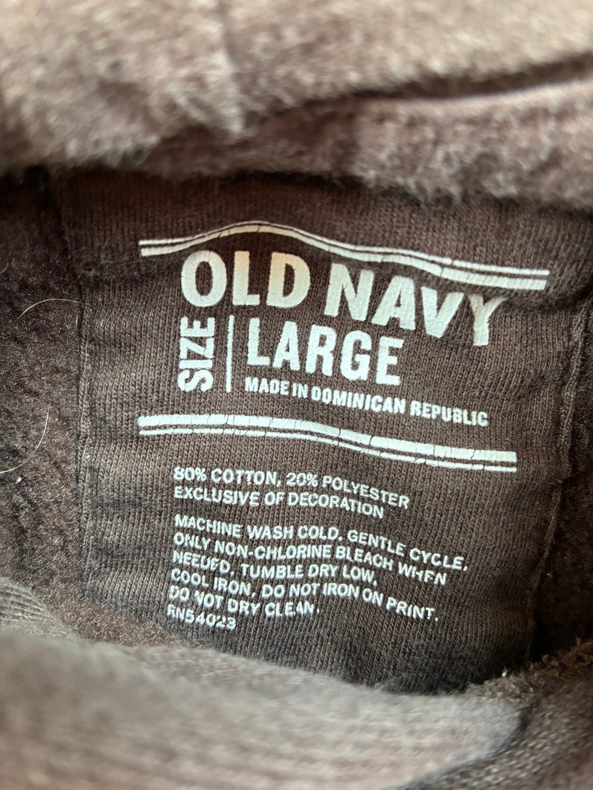 Old Navy Cleveland Browns Football Hoodie Men’s Large NFL Pullover Sweatshirt - Thumbnail 2