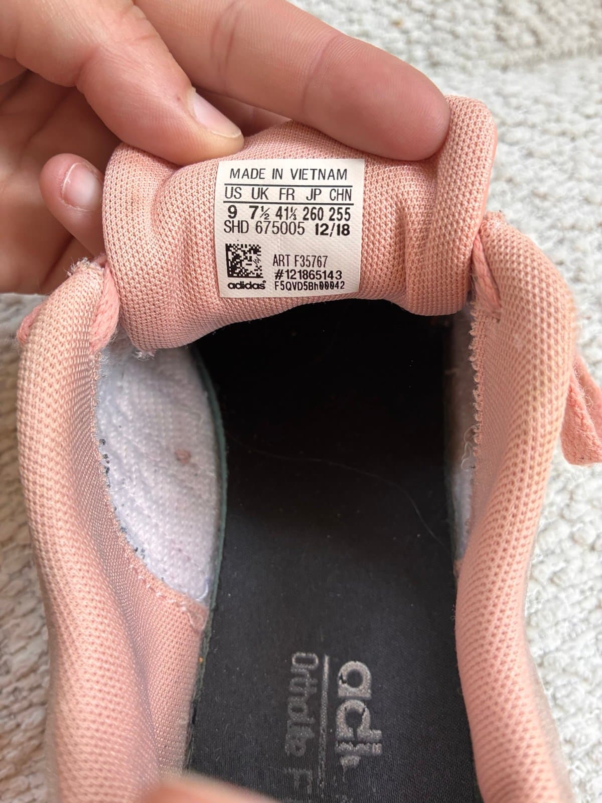 adidas Neo Courtset Pink Suede Sneakers Women’s Size 9 Gum Sole Casual Shoes - Thumbnail 3