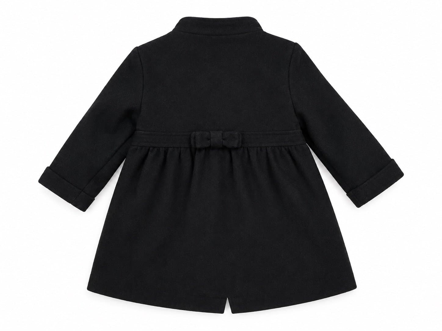 Crazy 8 Toddler Girls Black Dress Coat Peacoat | 18-24 Months - Thumbnail 2