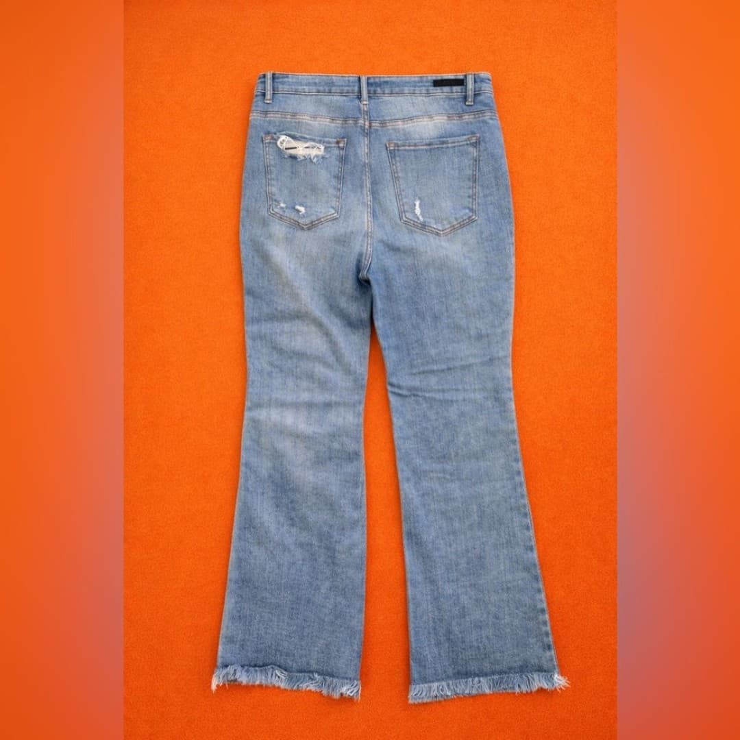 RISEN Los Angeles Distressed Flare Jeans — Women’s 2XL - Thumbnail 2